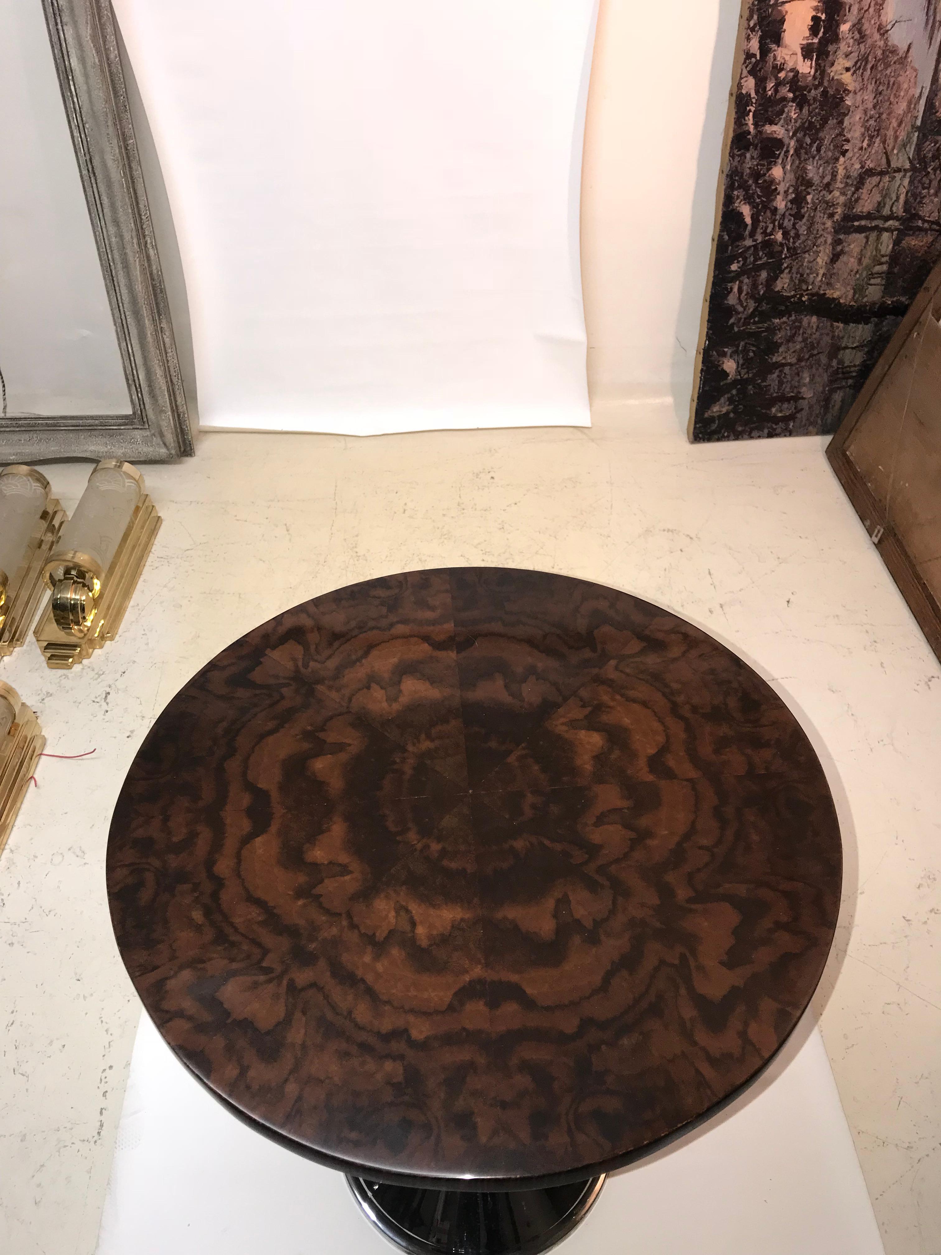 2 Tables in Wood and Chrome, France, 1930 For Sale 2