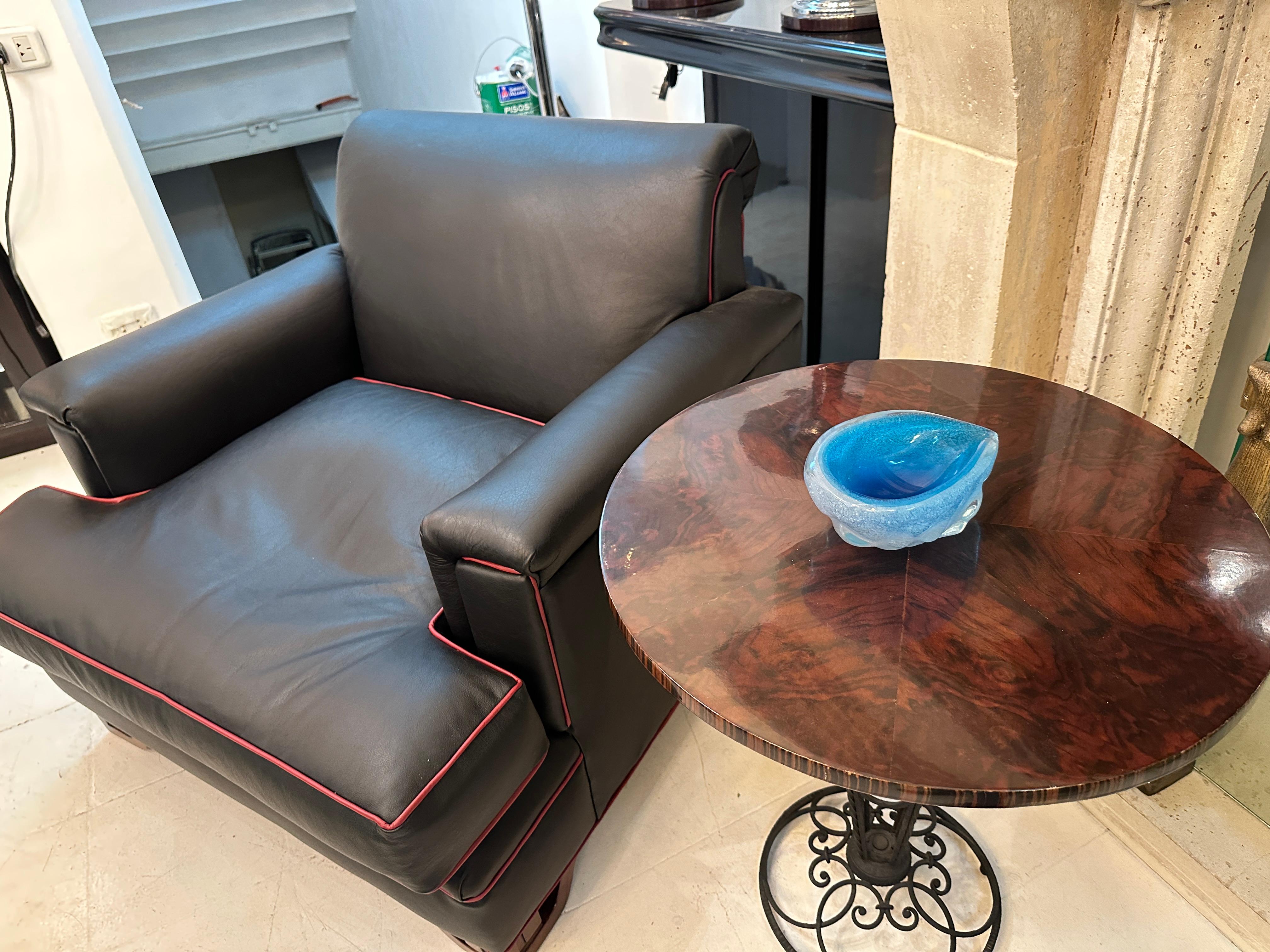 2 Tables in wood and iron, Art Deco, France, 1930 For Sale 6