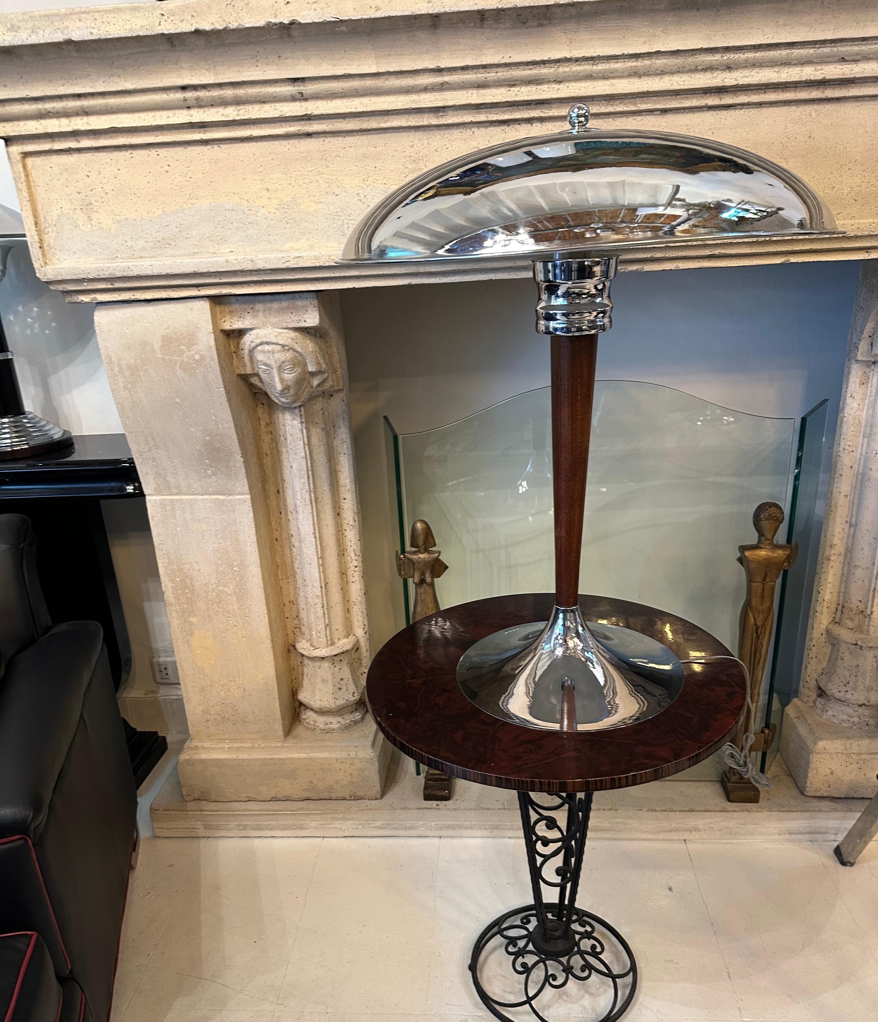 2 Tables in wood and iron, Art Deco, France, 1930 For Sale 7