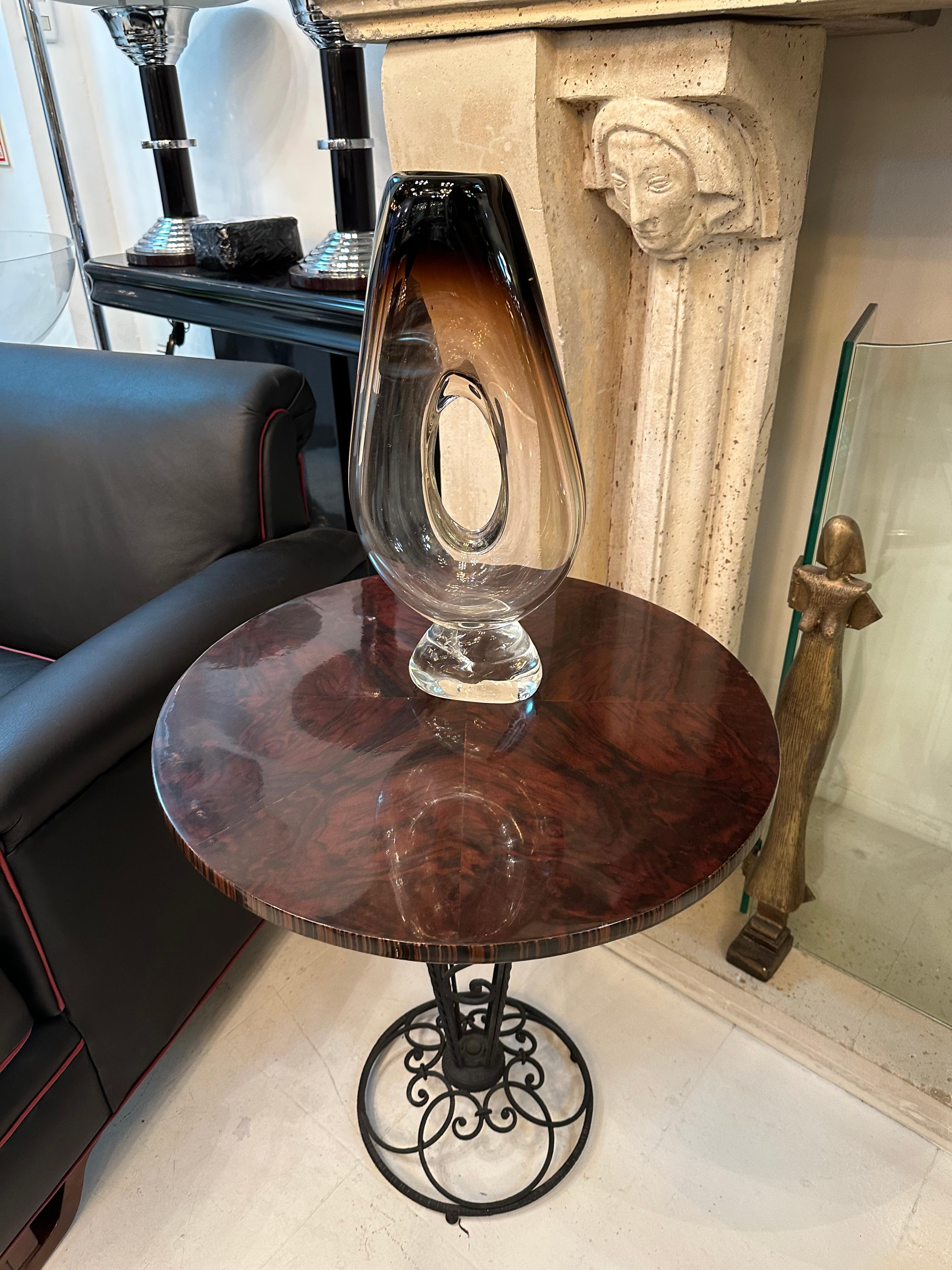 2 Tables in wood and iron, Art Deco, France, 1930 For Sale 2
