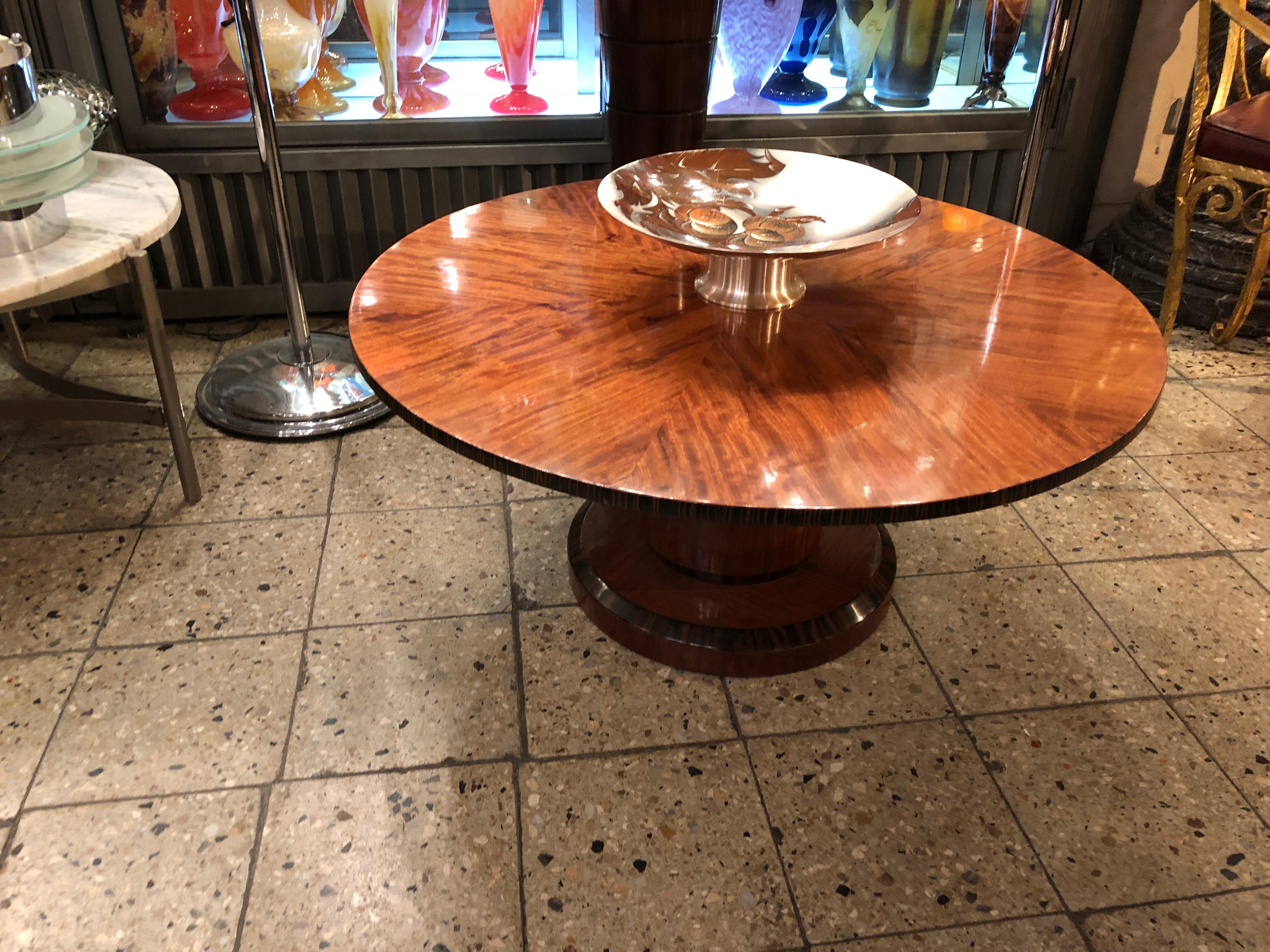 2 Tables in Wood, Art Deco, France, 1930 In Good Condition For Sale In Ciudad Autónoma Buenos Aires, C