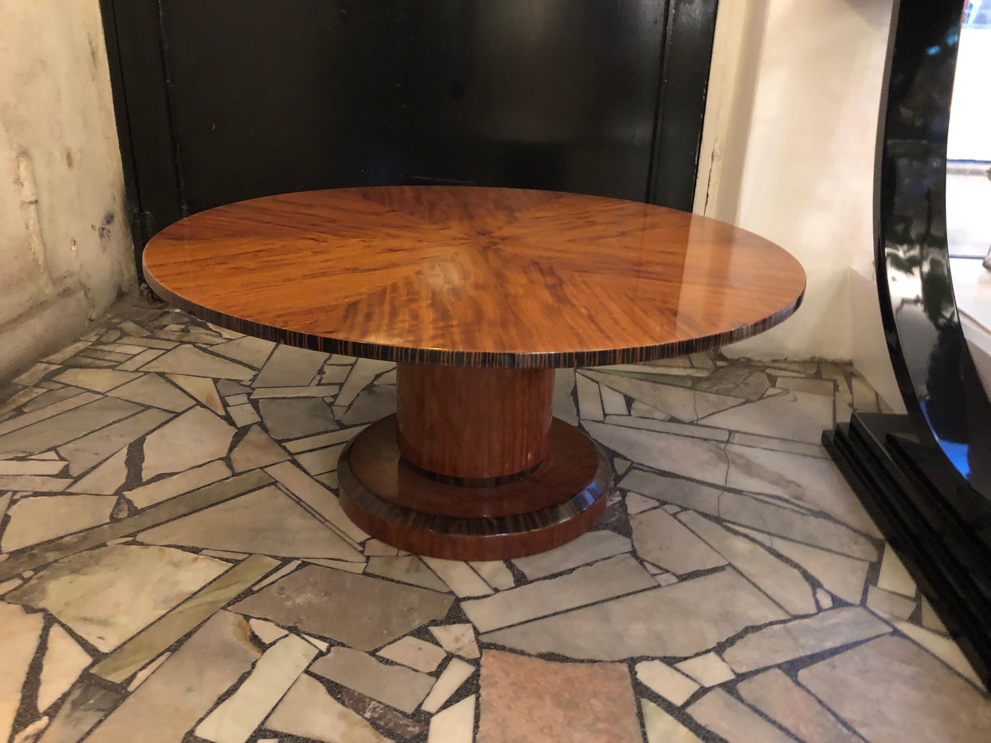 2 Tables in Wood, Art Deco, France, 1930 For Sale 2