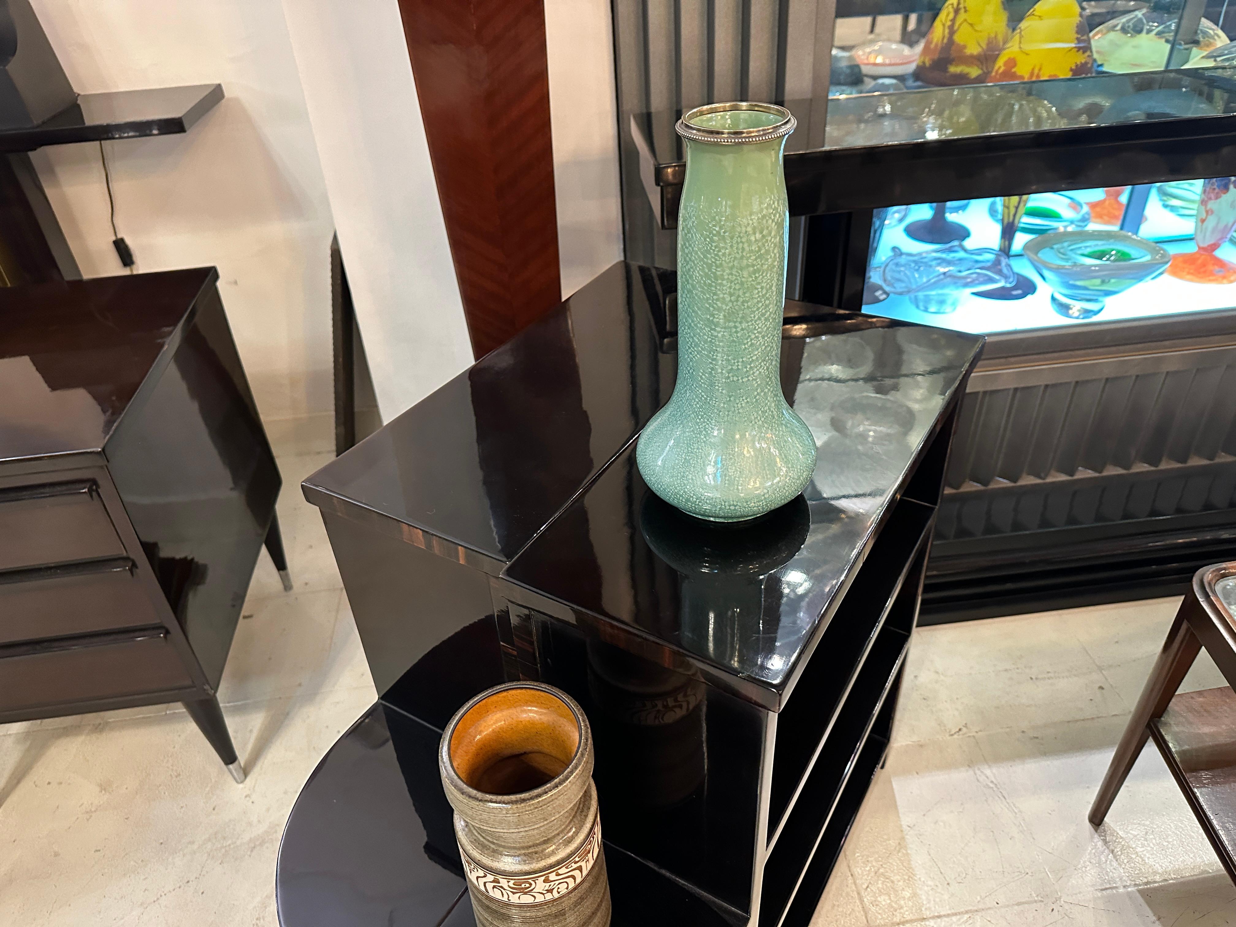 2 Tische mit Regalen im Art-déco-Stil aus Holz, Frankreich, 1930 im Angebot 11