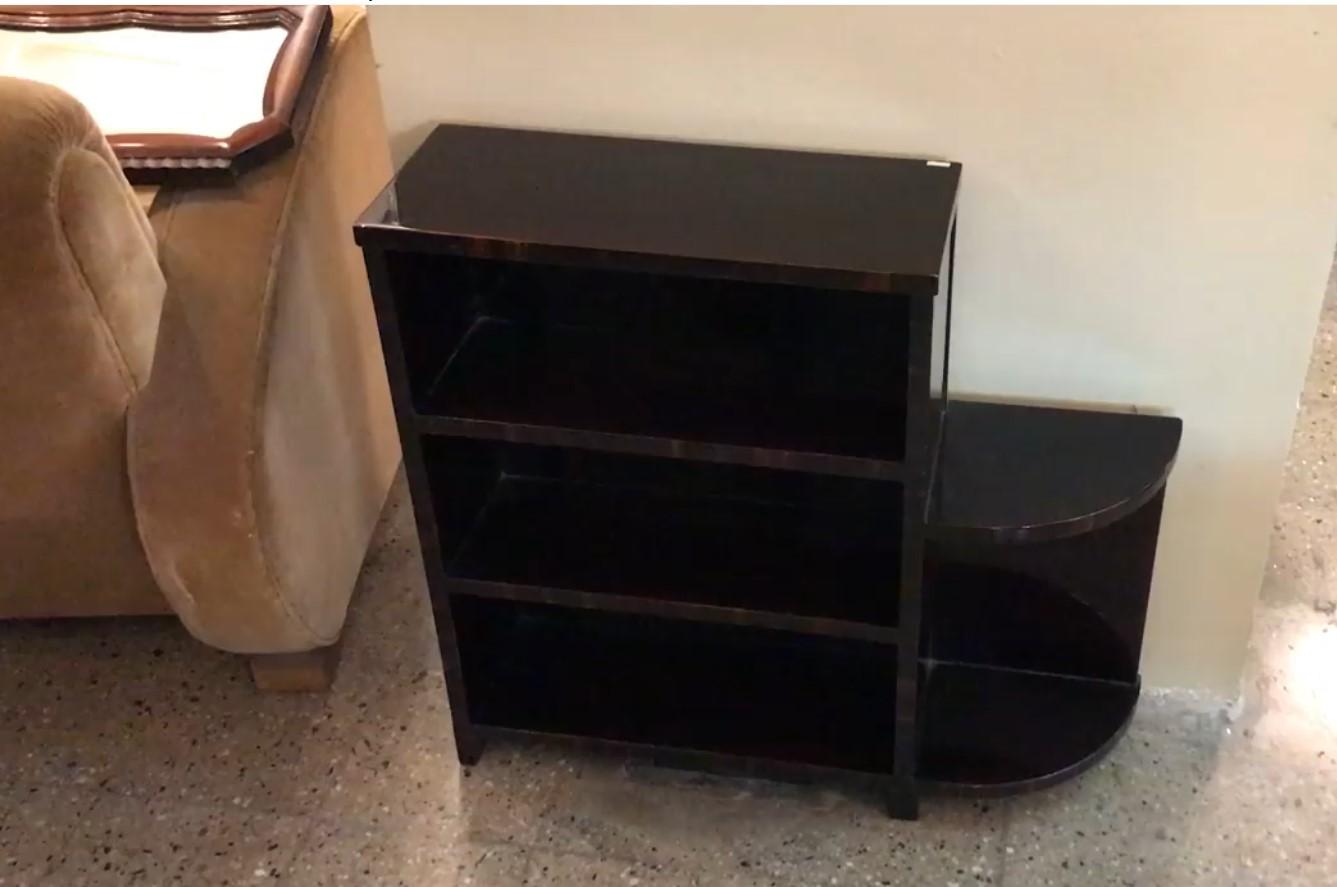 2 Tables with shelves Art Deco in wood , France, 1930 In Good Condition For Sale In Ciudad Autónoma Buenos Aires, C