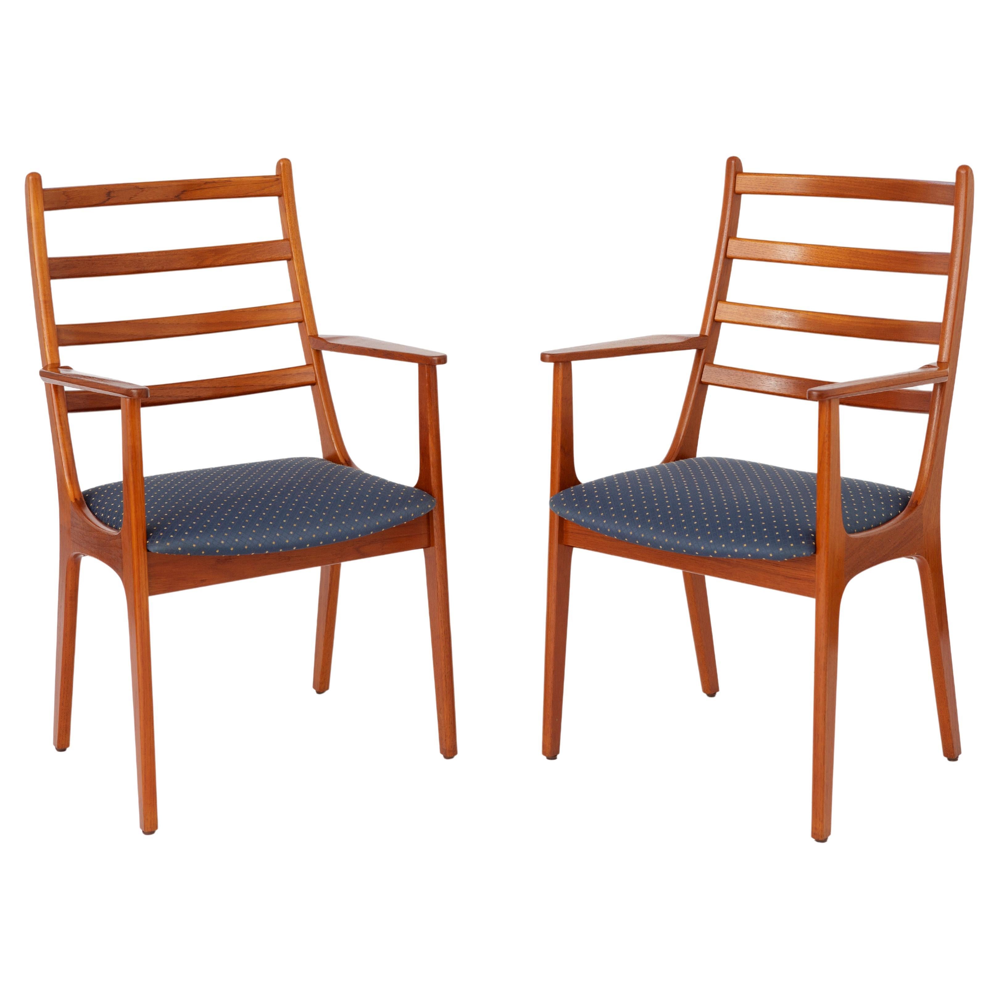 2 Teak Dining chairs 1960s by KS Mobler, Denmark For Sale