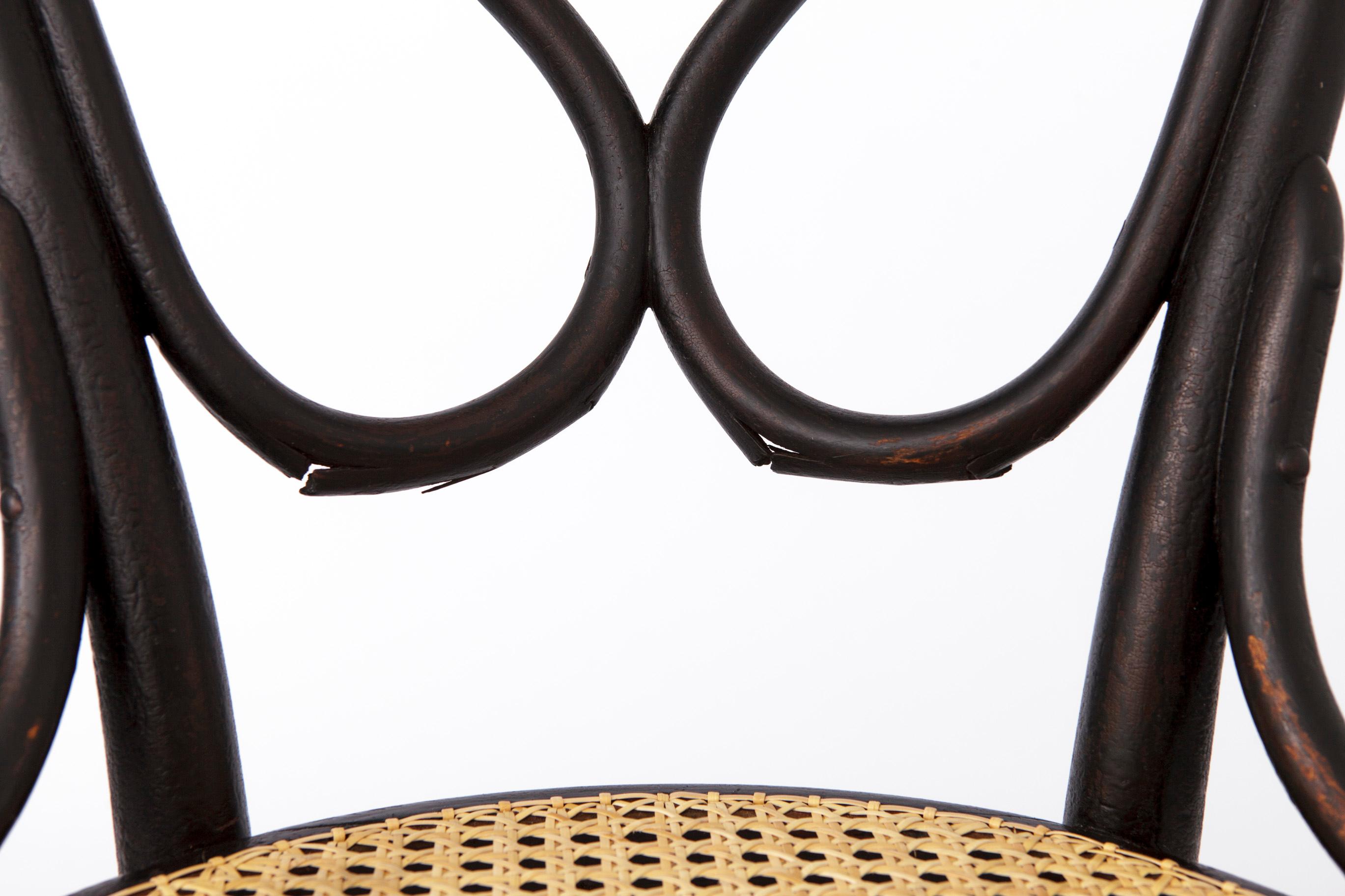 Lucidato 2 sedie Thonet n. 20, anni '30-'40 circa in vendita