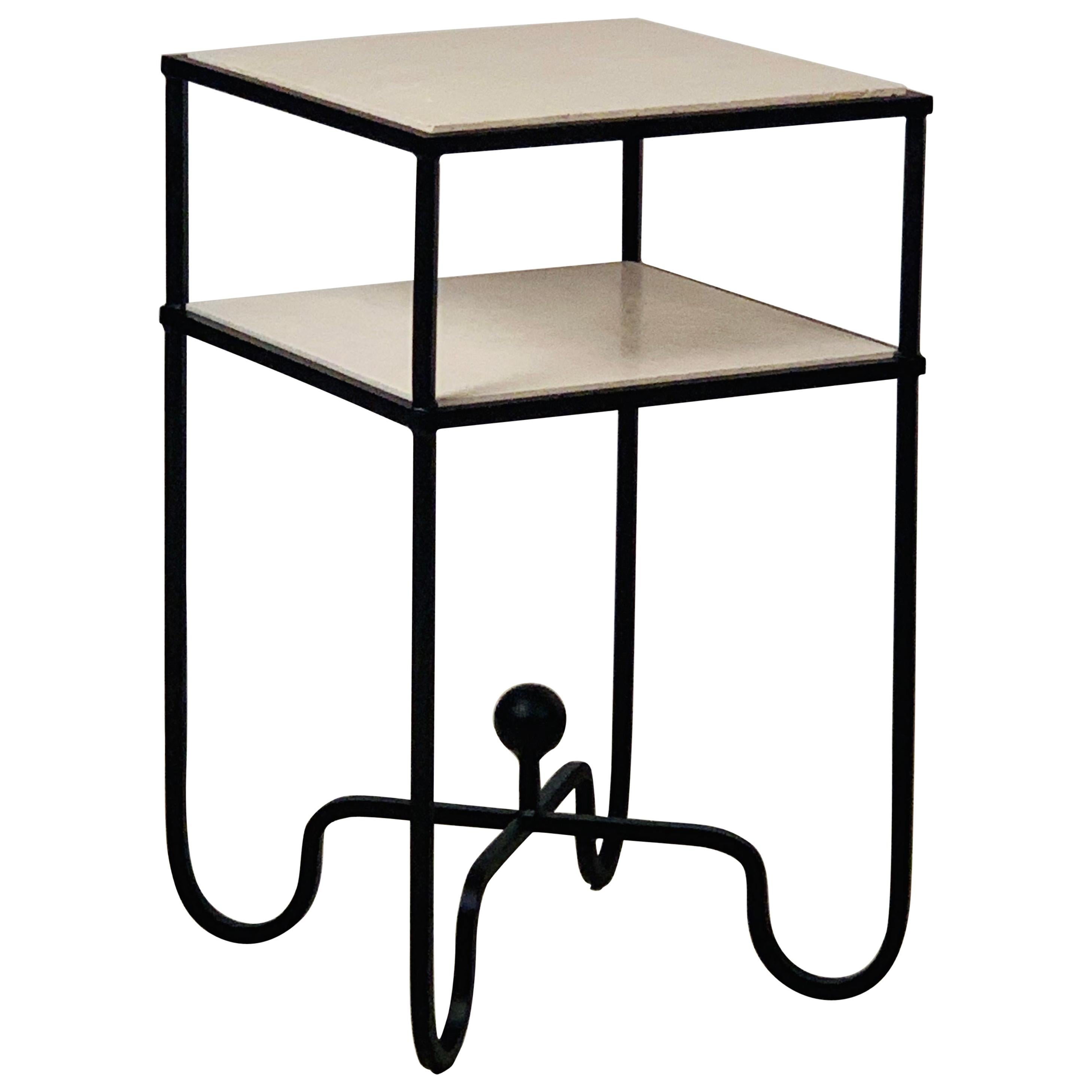 2-Tier Entretoise Side Table by Design Frères For Sale