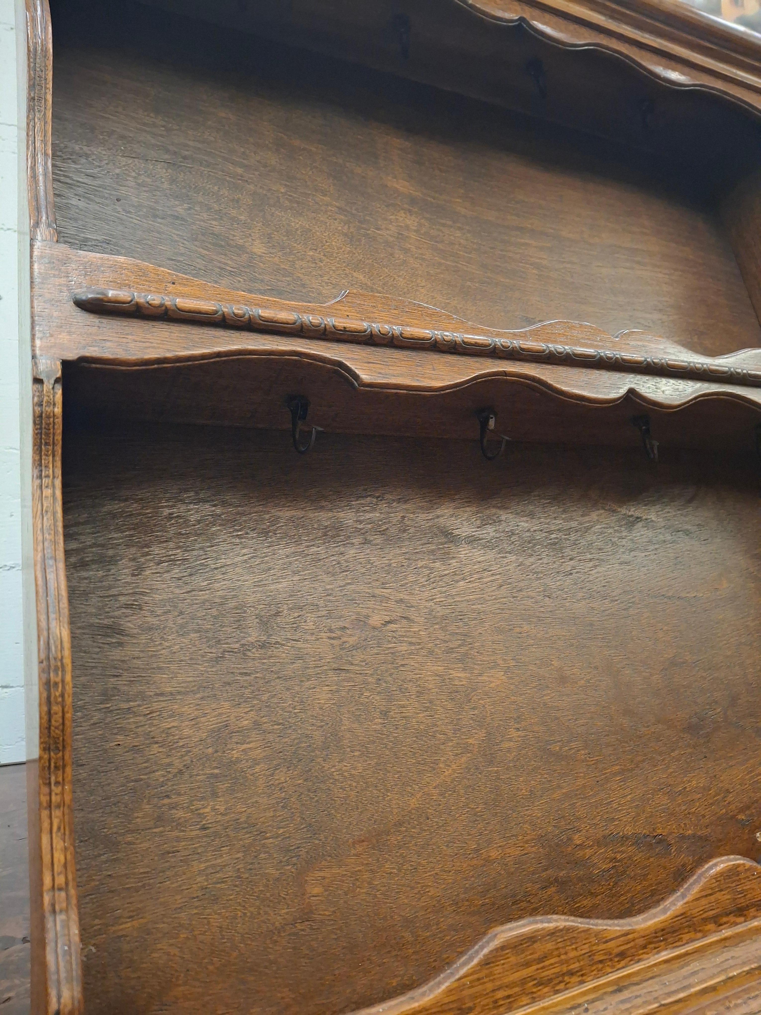 Legno Scaffale a muro a 2 livelli in Oak in vendita
