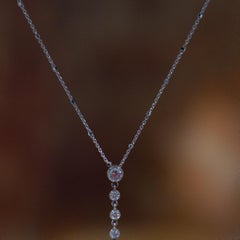 2-Tone Diamond Emerald Pendant