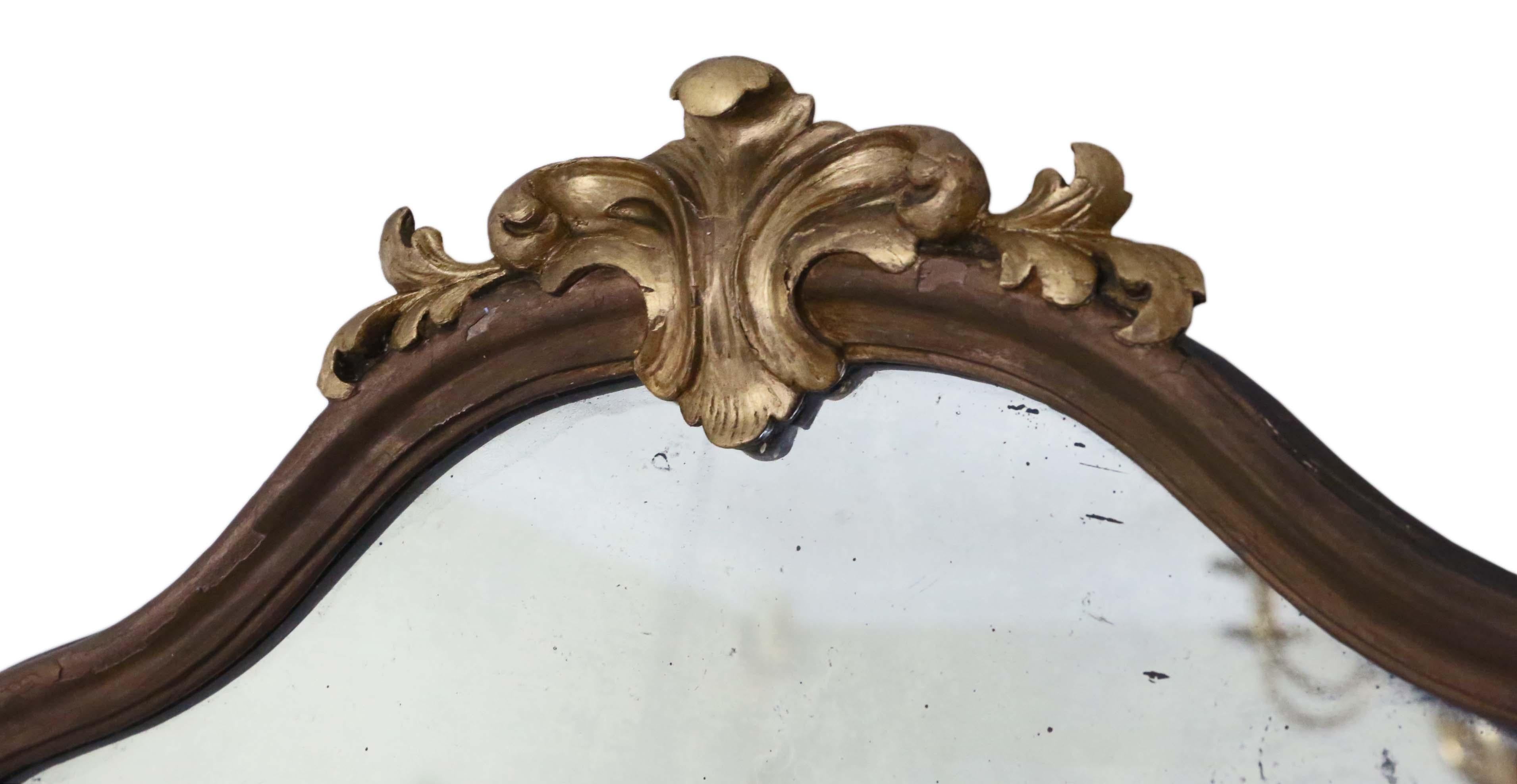 2-Tone Gilt Full Height Wall Floor Mirror 4