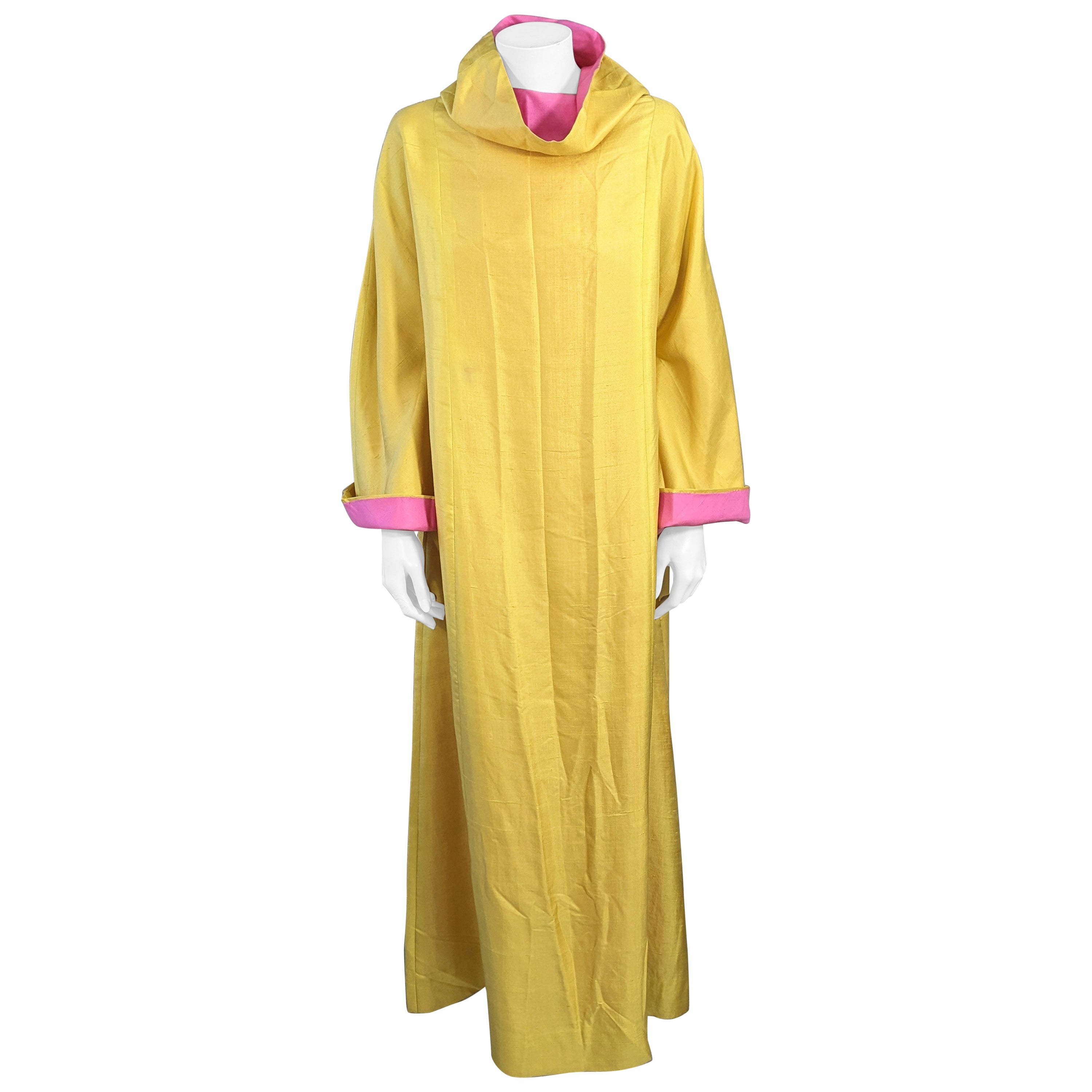 Caftan en soie brute 2 tons