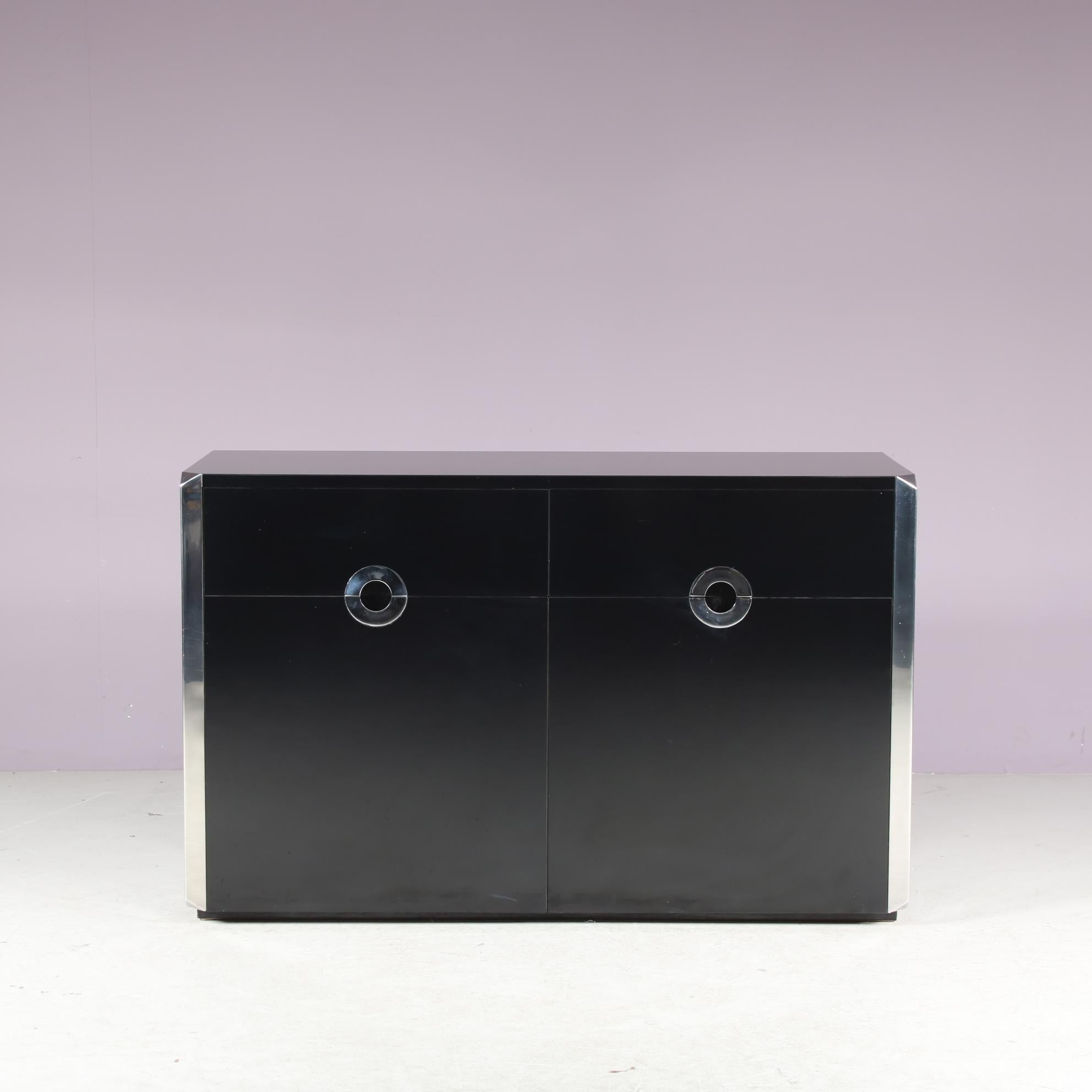 Mid-Century Modern 2-Unit Sideboard by Willy Rizzo for Mario Sabot, Italy 1970