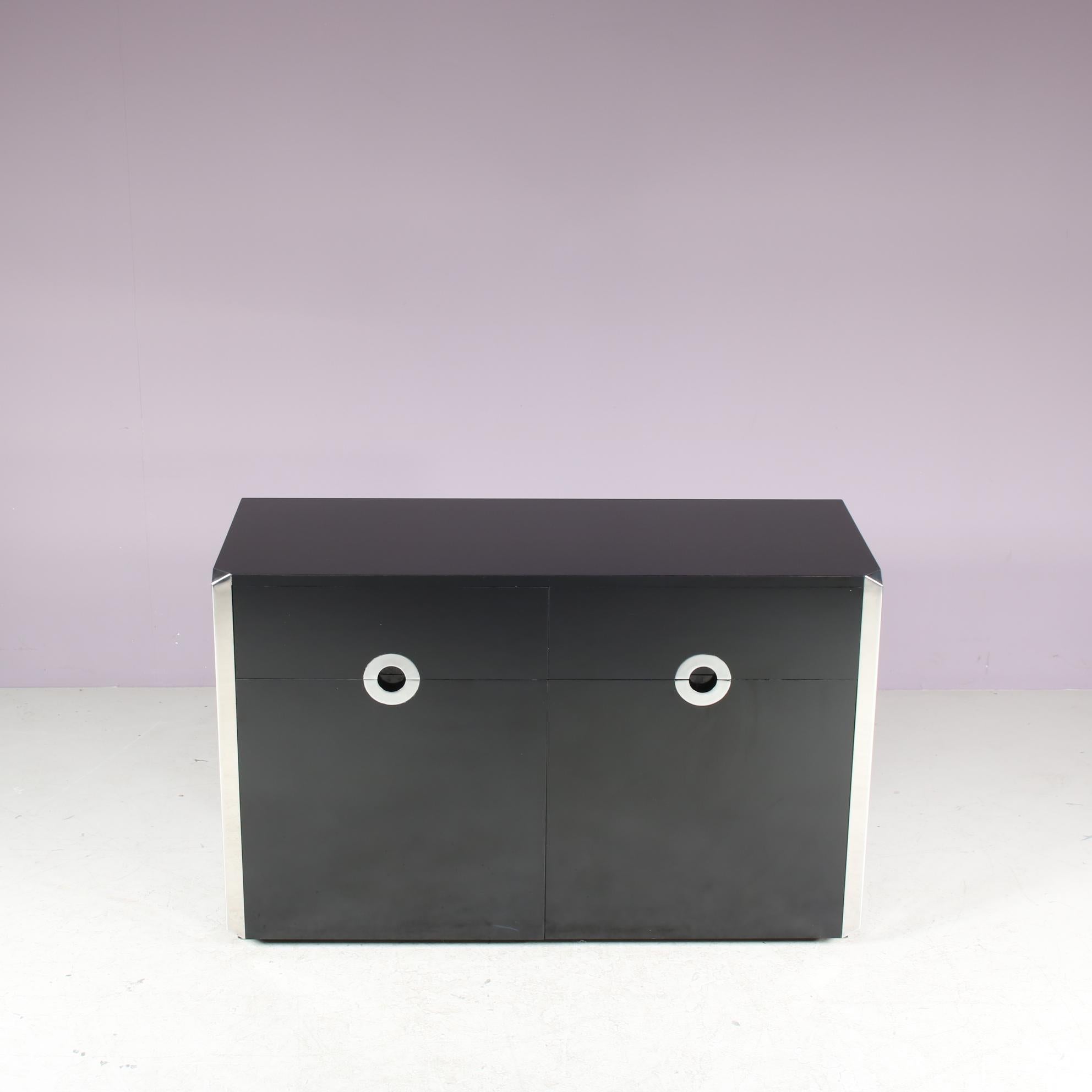 Italian 2-Unit Sideboard by Willy Rizzo for Mario Sabot, Italy 1970