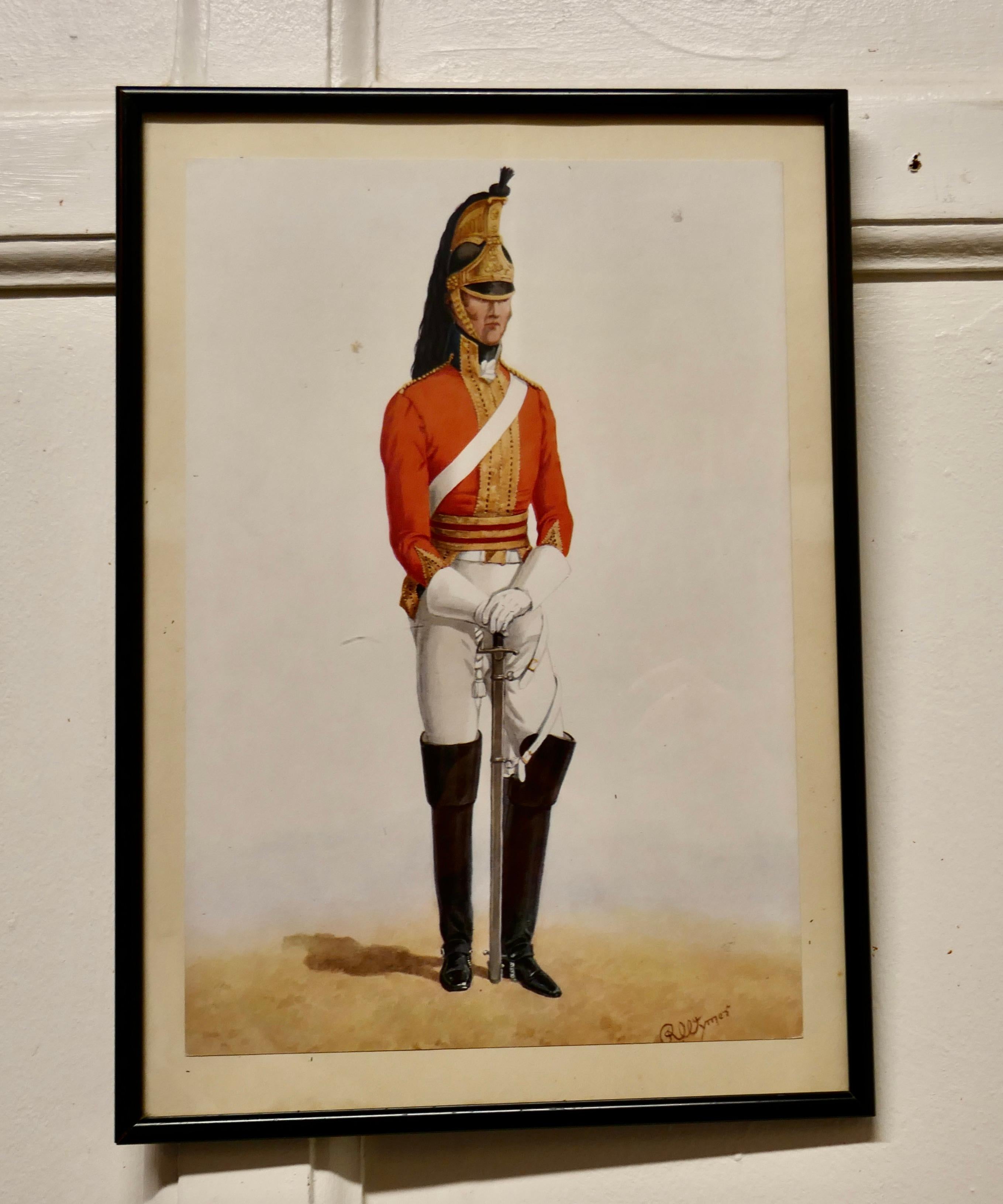 2 Vanity Fair Pictures Military Uniforms by Reginald Augustus Wymer In Good Condition For Sale In Chillerton, Isle of Wight