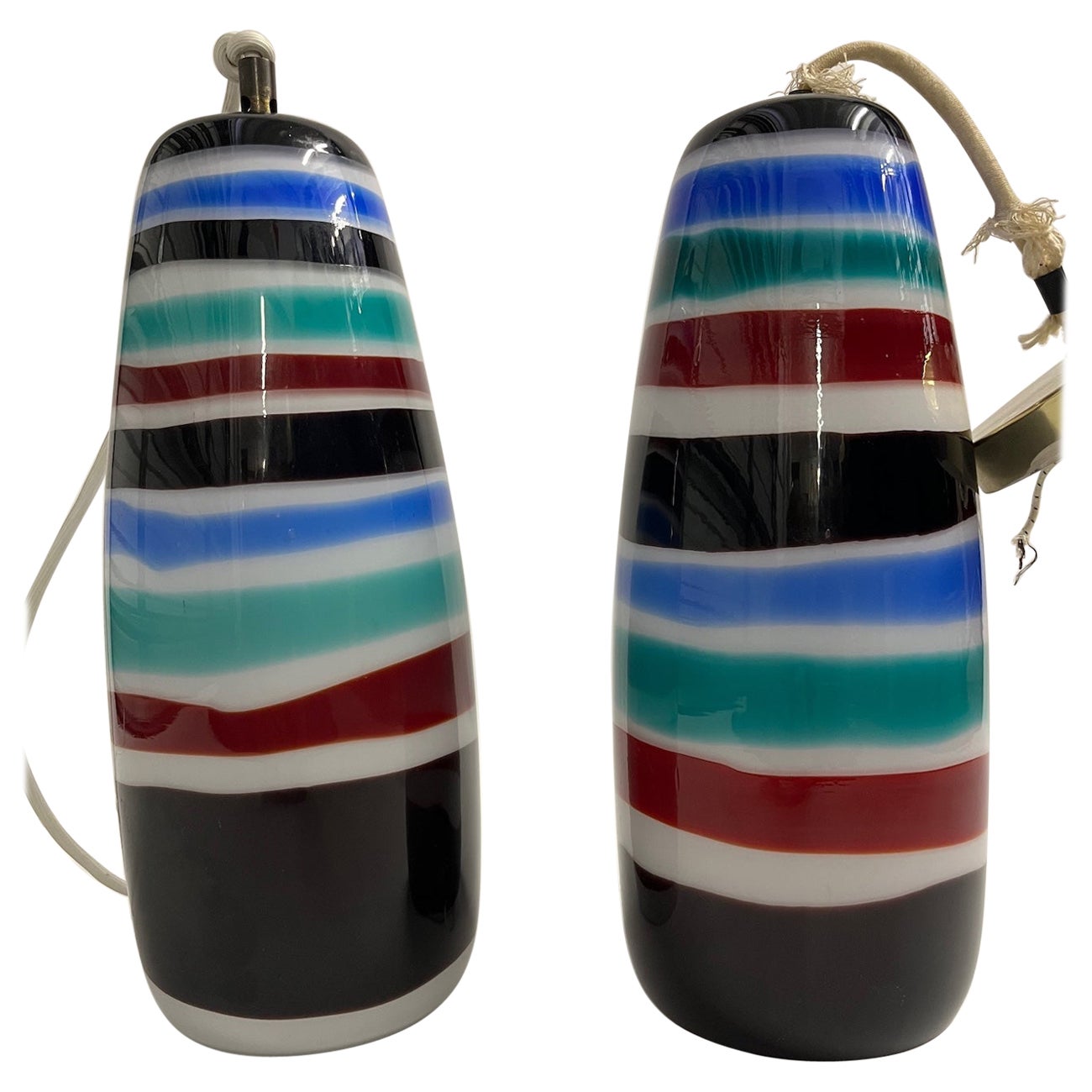 2 Venini Sigaro Hängelampen im Angebot