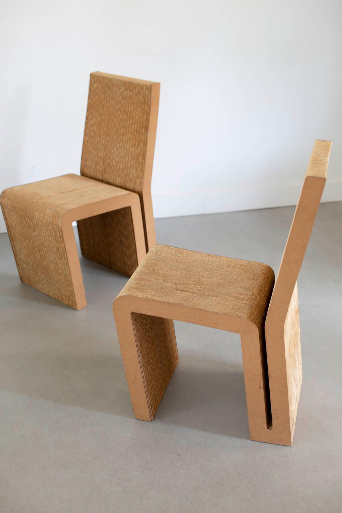 This series of chairs is part of Gehry's larger 