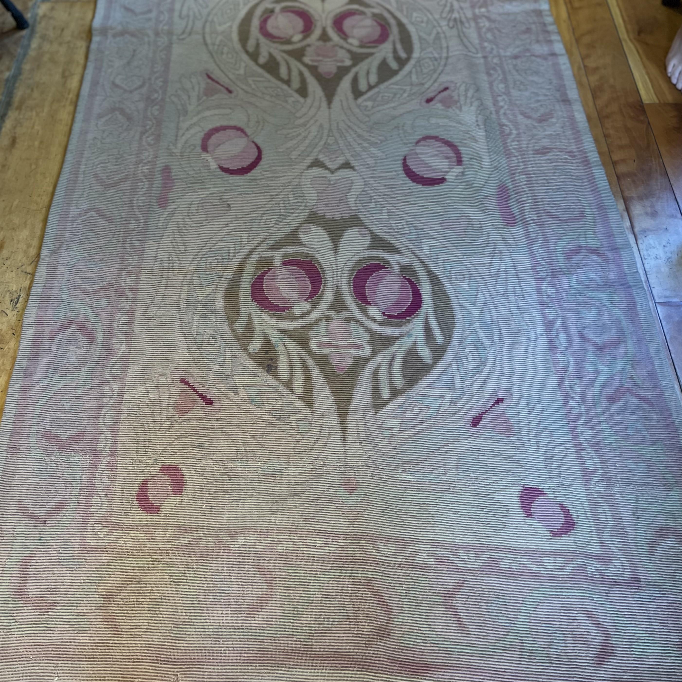 2 Vienna Secessionist Style Art Nouveau Runners, Early 20th Century For Sale 8