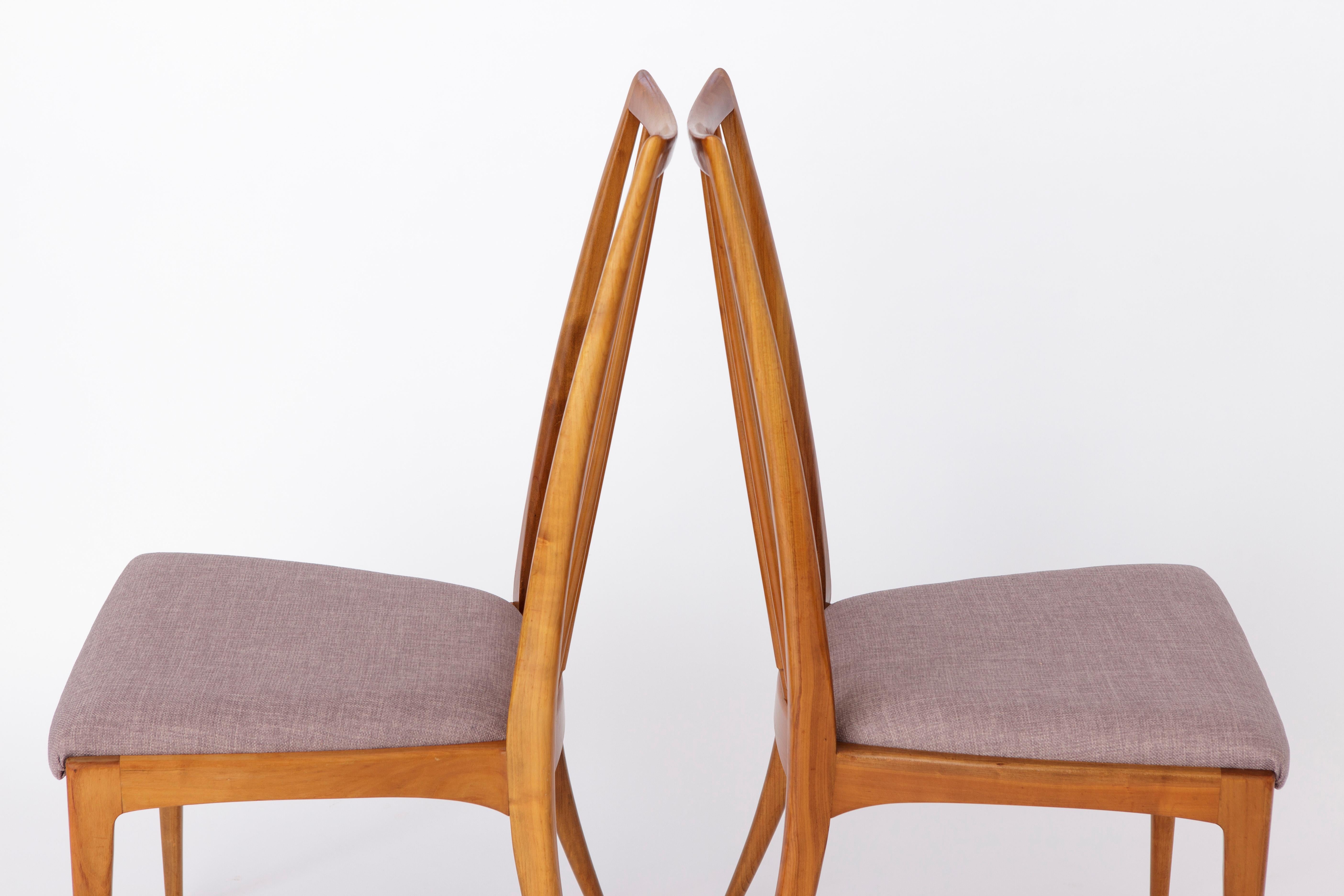 Mid-20th Century 2 Vintage Chairs 1960s by Ernst Martin Dettinger, Germany For Sale