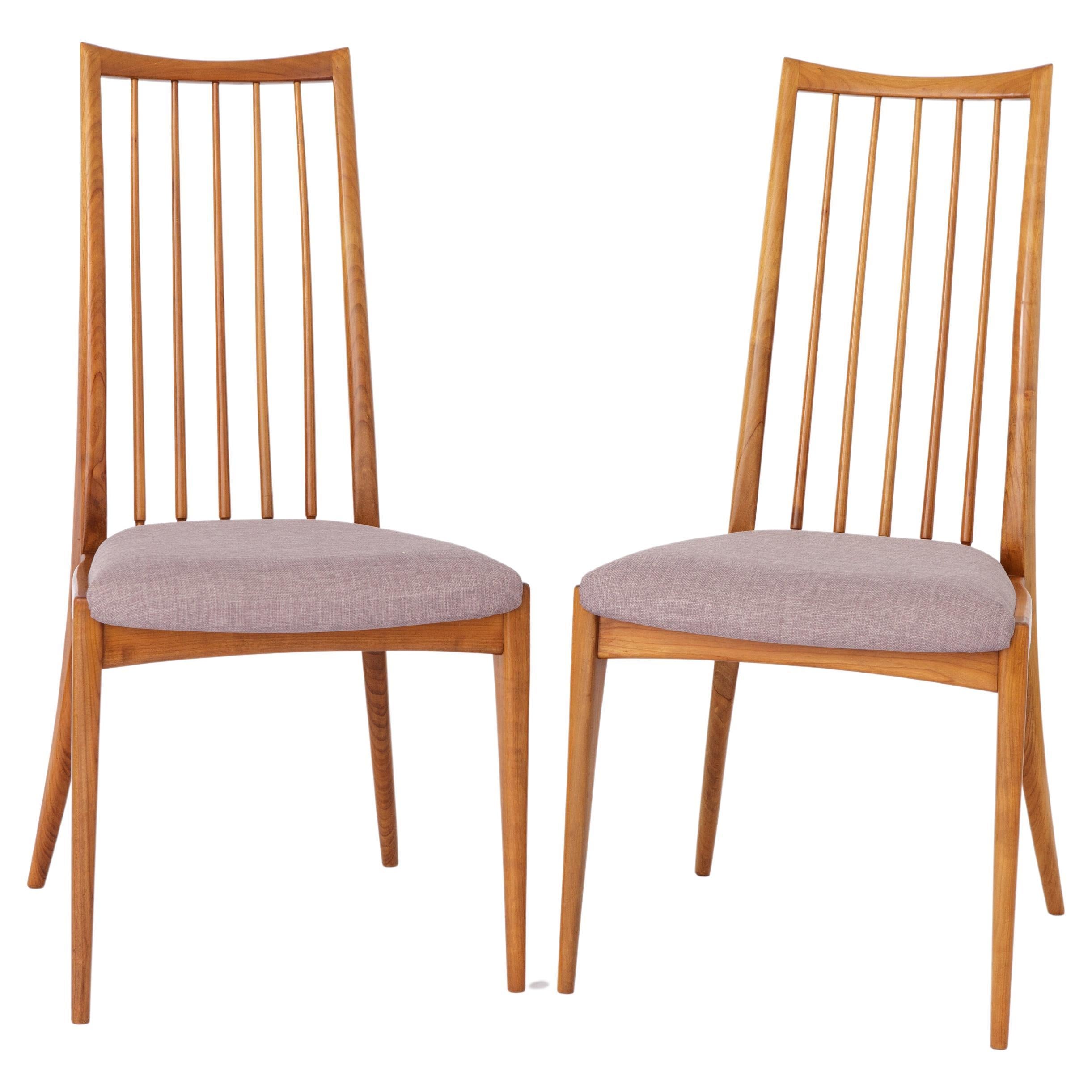 2 Vintage Chairs 1960s by Ernst Martin Dettinger, Germany For Sale
