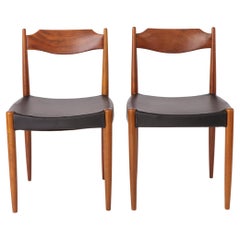 2 Vintage Chairs 1960s - Teak