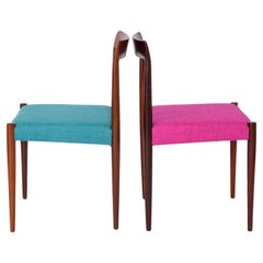 2 Used Chairs Lübke, 1960s-1970s, Germany