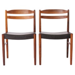 2 Vintage Dining Chairs 1960s, by Albert Johansson & Söner, Hyssna, Sweden