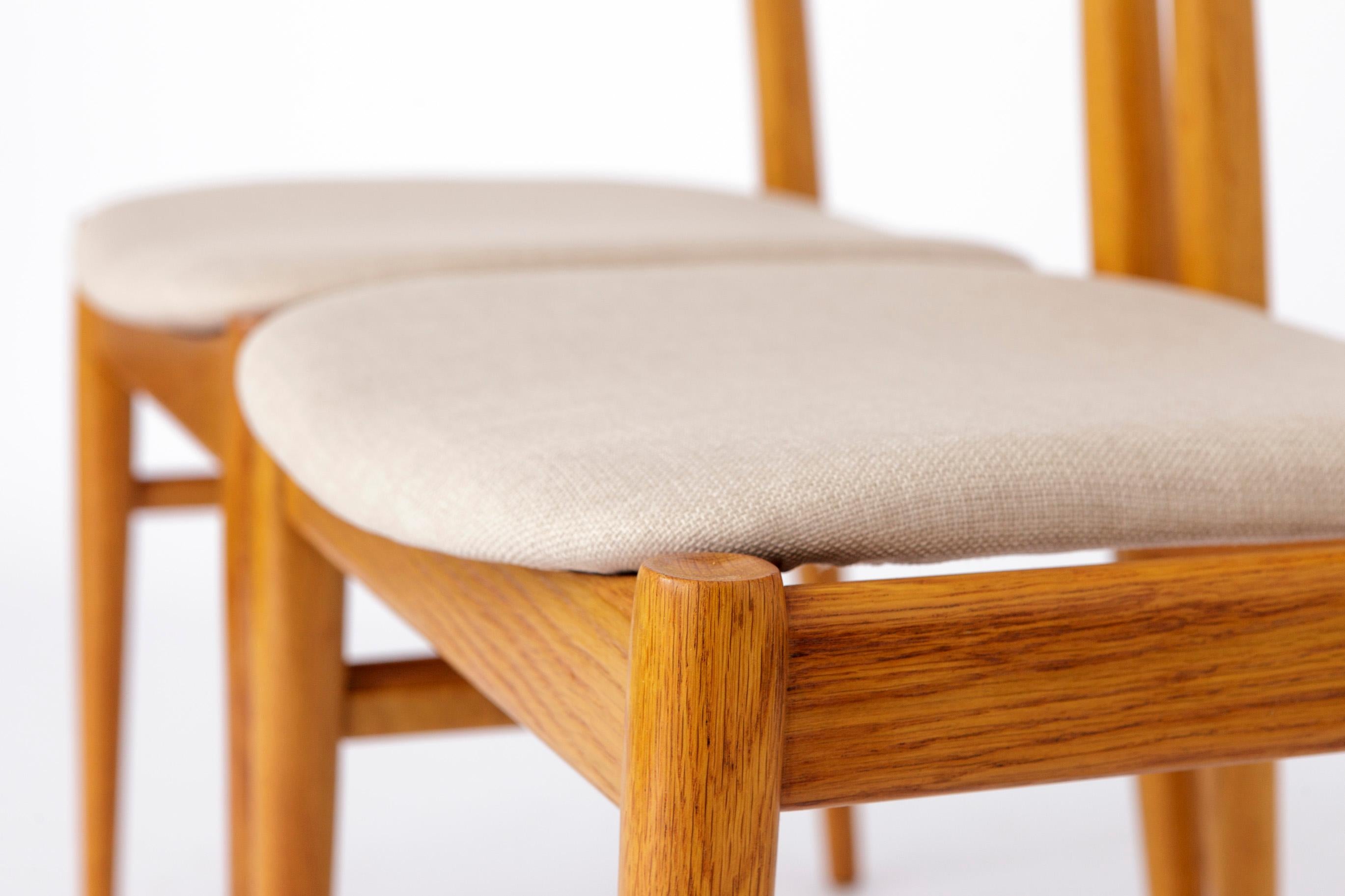 2 chaises de salle à manger vintage des années 1960 - design danois Bon état à Hannover, DE