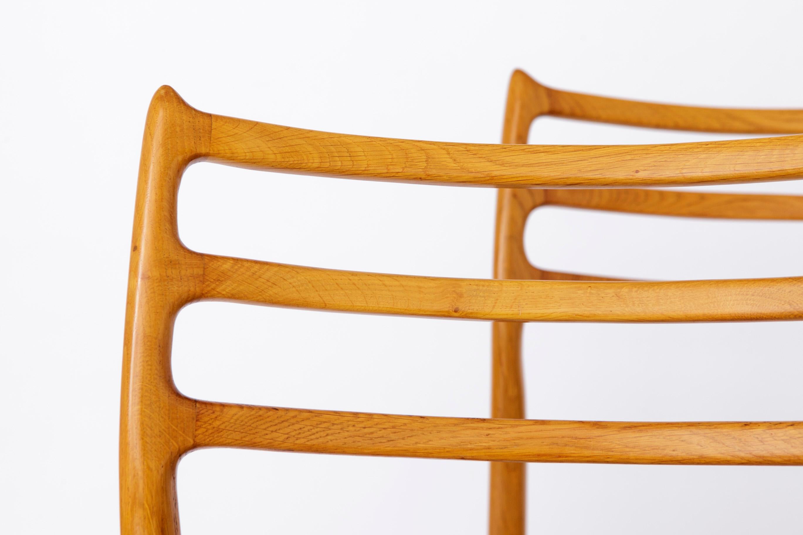 Milieu du XXe siècle 2 chaises de salle à manger vintage des années 1960 - design danois