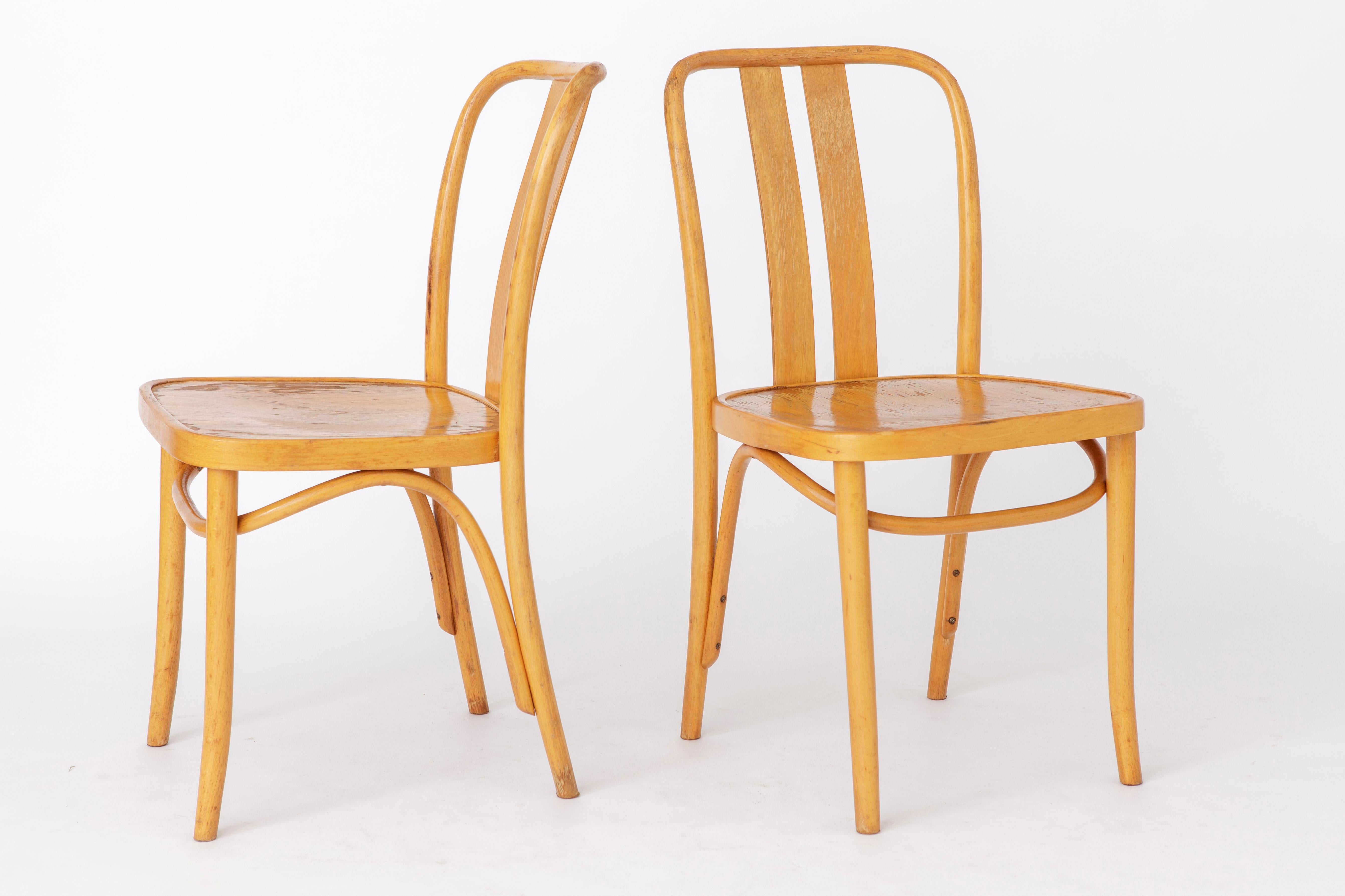 Pair of IKEA chairs from the 1970s. 
Model: Lena. Manufacturer: Radomsko. 
Designer: ERIK WØRTS. 
Displayed price is for 2 chairs. Totally up to 3 chairs available. 

Fair vintage condition. Sturdy beech wood frames. 
Surface was refurbished and
