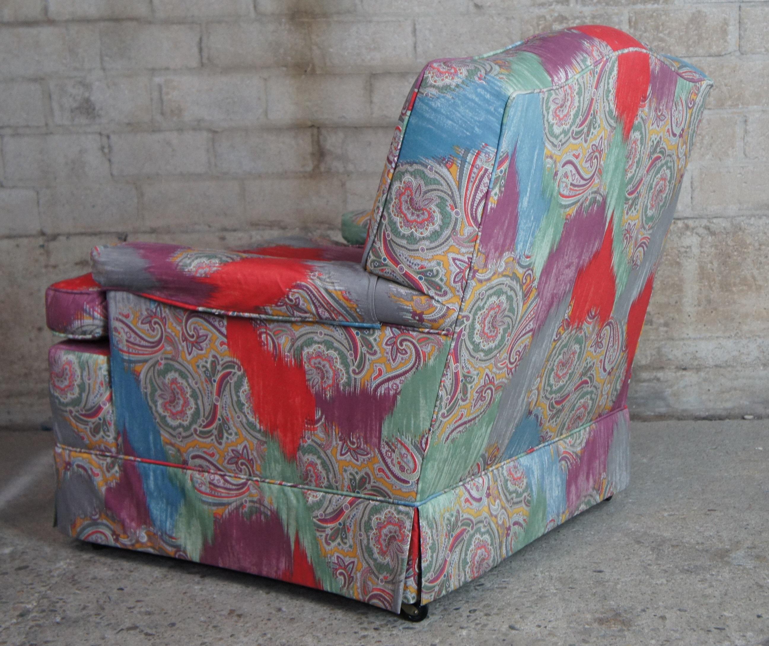 paisley arm chair