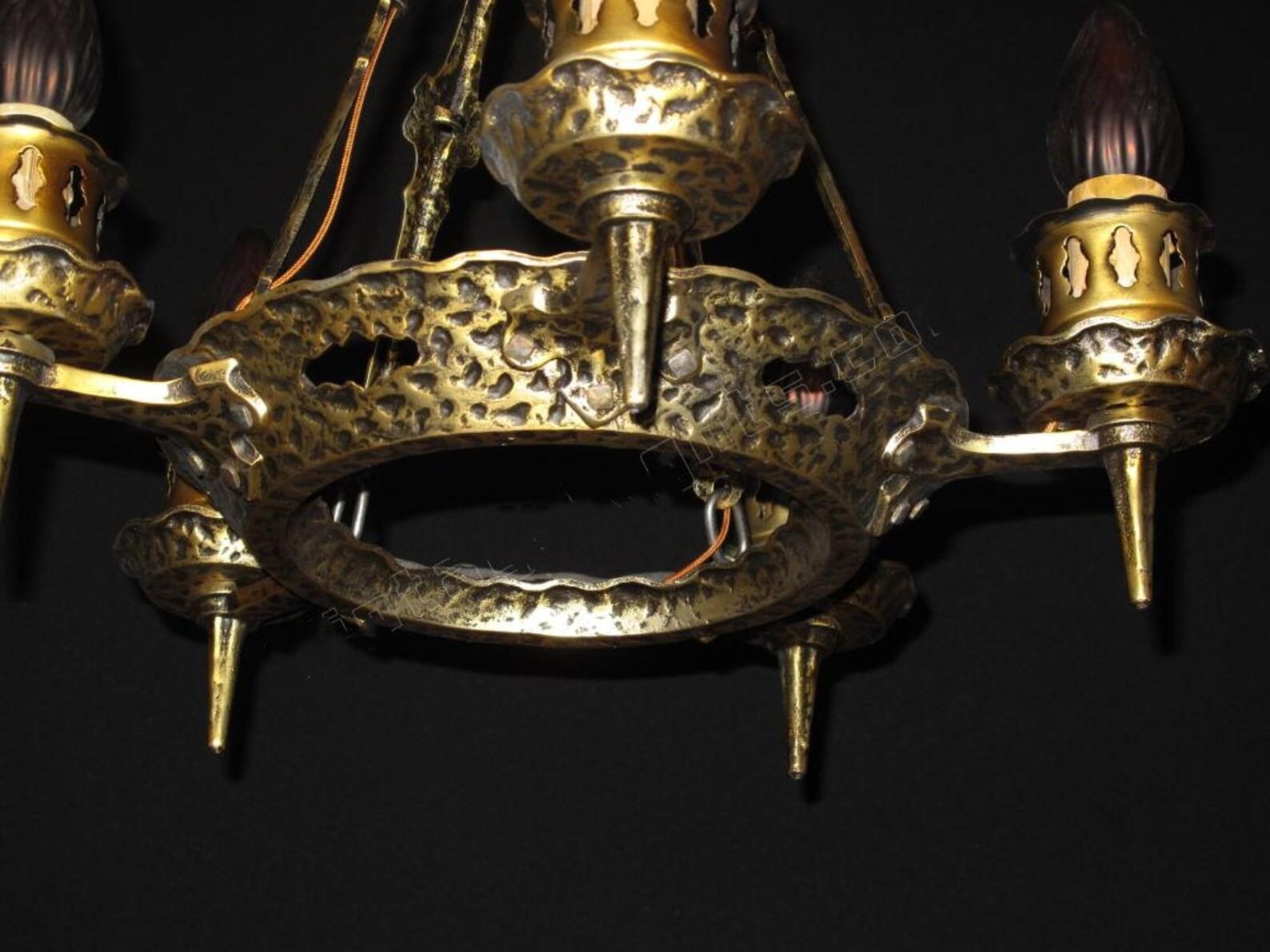 Americano 2 Lampadari in stile Revival d'epoca 1920 - 1930 al prezzo di ciascuno in vendita