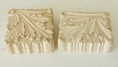 2 Vintage Serge Roche Style Carved Wood Boxes