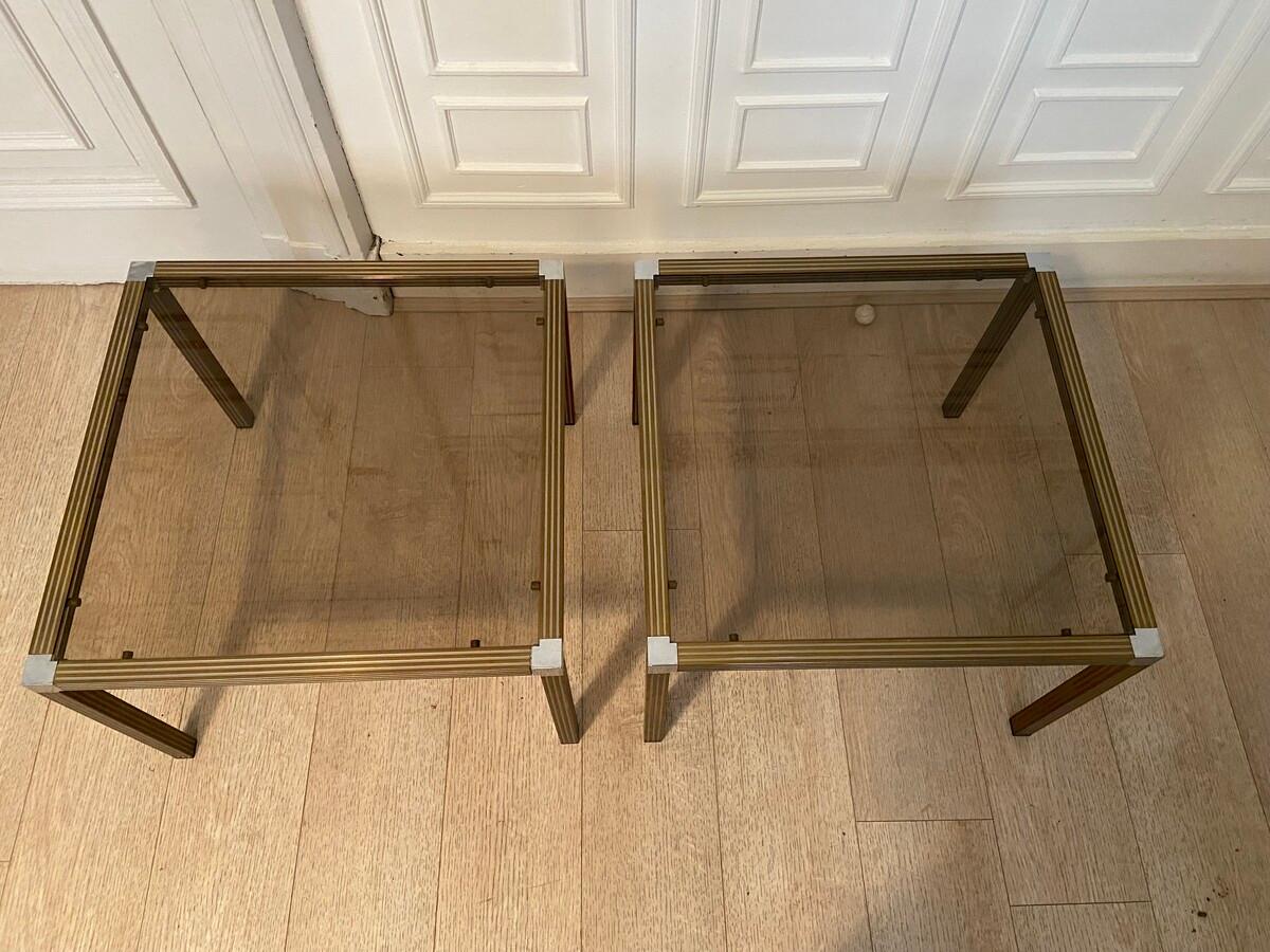 2 vintage Side Table In Good Condition For Sale In Brussels , BE