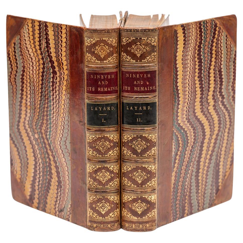 2 Vol. Austen Henry Layard Esq., Nínive y sus restos