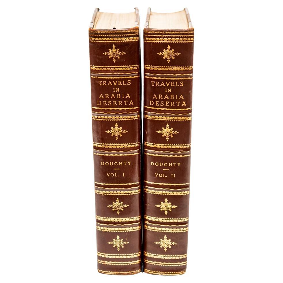 2 Vol. Charles M. A&M, Travels in Arabia Deserta, New and Definitive Edition (Voyages en Arabie déserte, nouvelle édition définitive)