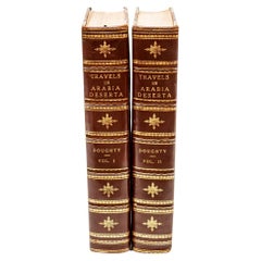 2 Vol. Charles M. Doughty, Travels in Arabia Deserta, New and Definitive Edition