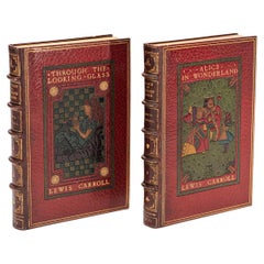 2 vol. Lewis Carroll, Alice in Wonderland & Through the Looking Glass