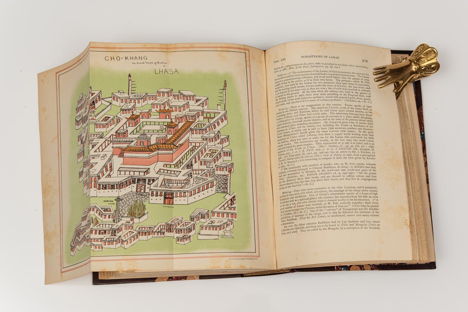 2 Vol. Sir Henry Yule, El libro de Ser Marco Polo en Bueno estado para la venta en New York, NY