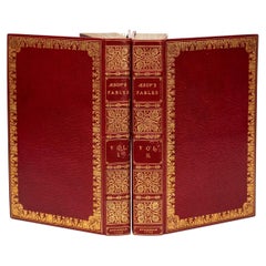 2 vol. ÆSOP, ÆSOP’s Fables With a Life of the Author. First Edition