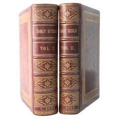 Antique 2 Vols. (Anon) The Holy Bible.