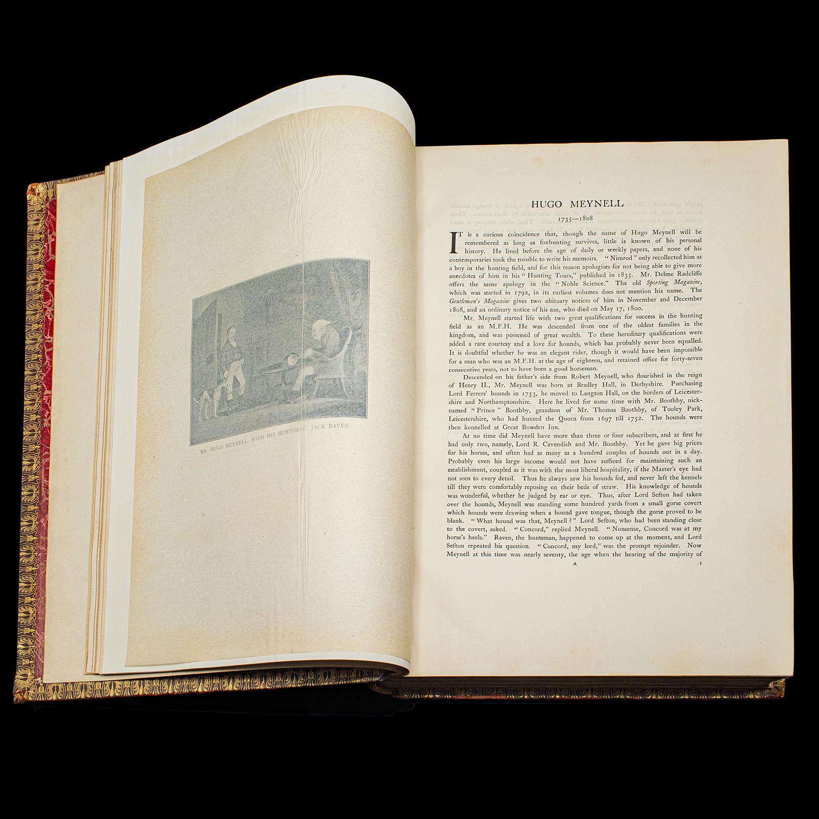 Britannique 2 Vols Livre ancien, British Sports and Sportsmen, English, Sporting Reference en vente