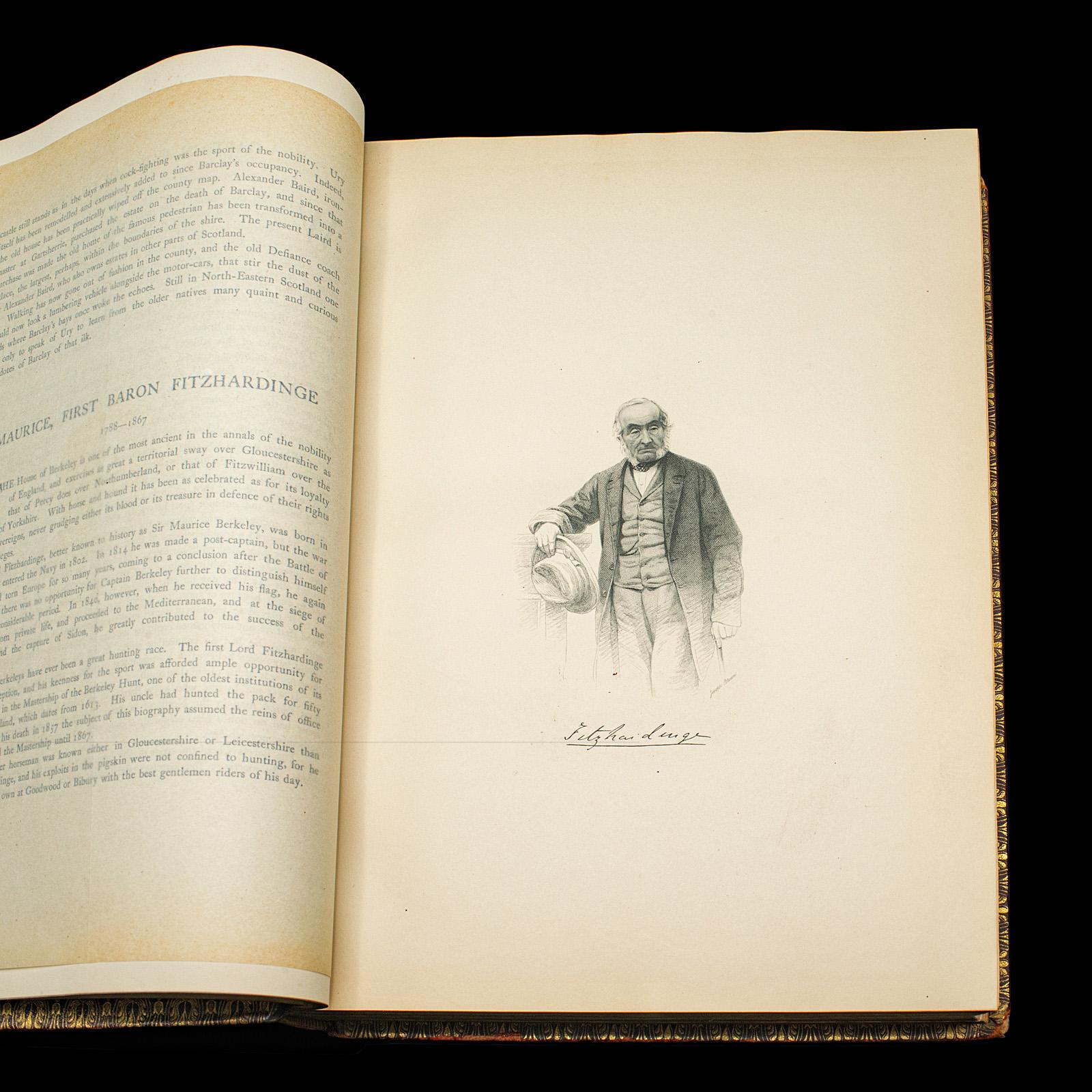 Début du 20ème siècle 2 Vols Livre ancien, British Sports and Sportsmen, English, Sporting Reference en vente