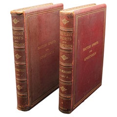 2 Vols Libro antico, Sport e sportivi britannici, Inglese, Riferimento sportivo
