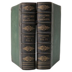 2 Bände. John F. Schroeder, Leben und Zeiten von Washington.