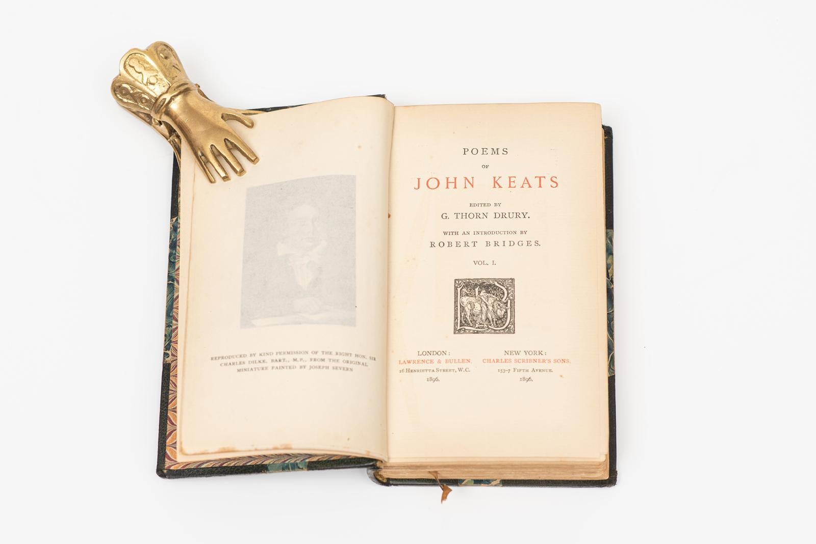 19th Century 2 Volume. John Keats, The Poems of...