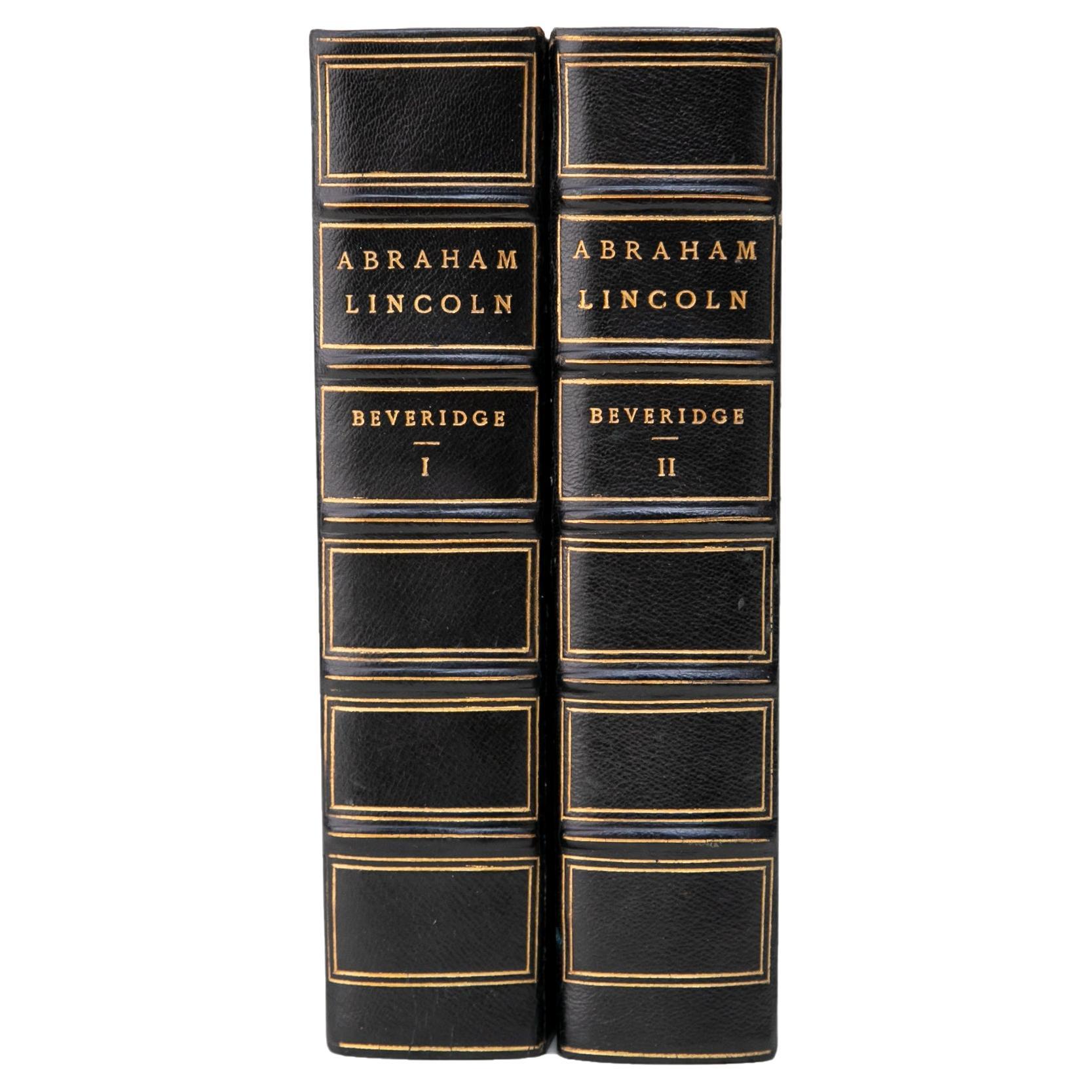 2 Volumes. Albert J. Beveridge, Abraham Lincoln.