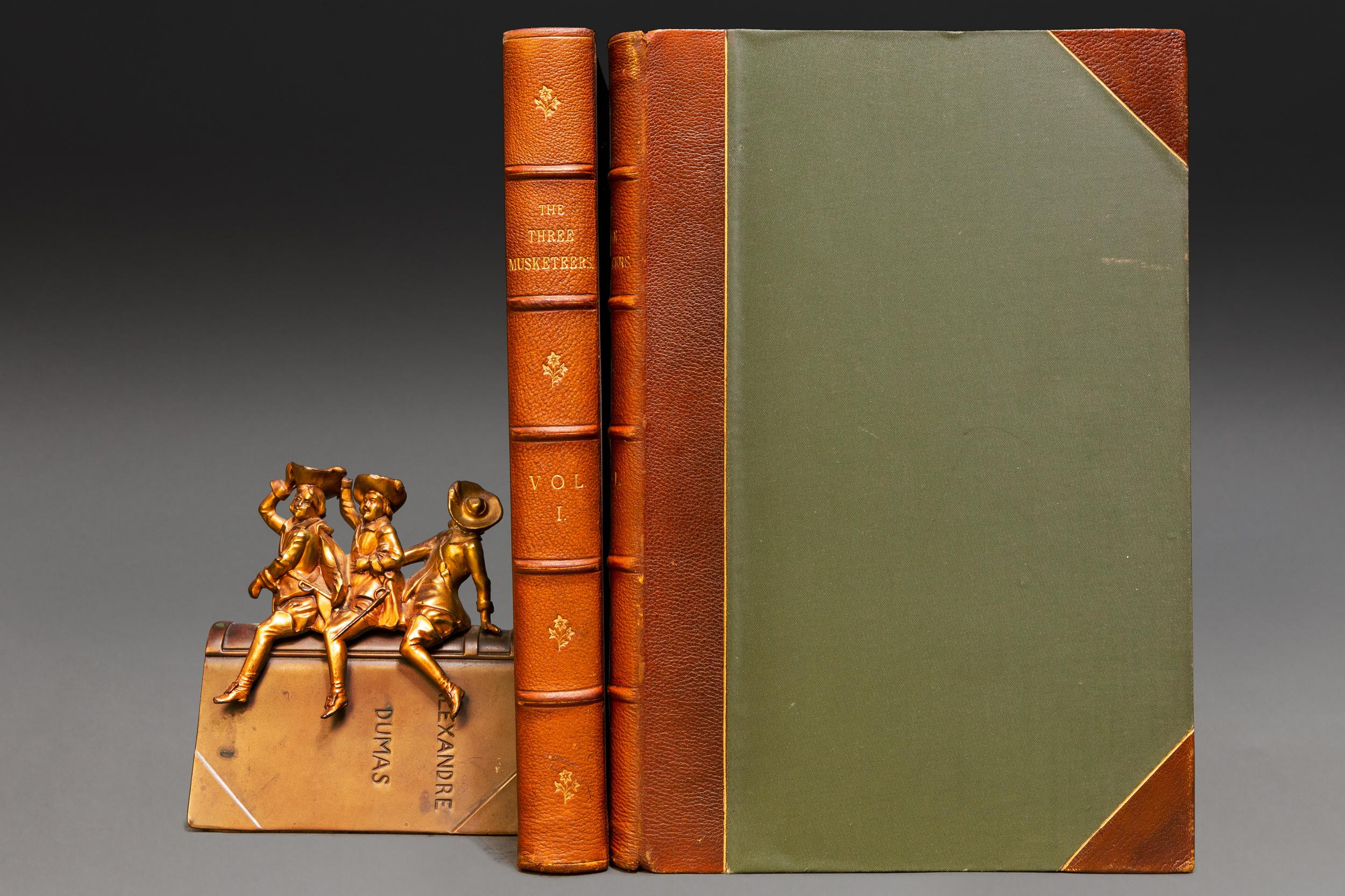 2 Volumes, Alexandre Dumas, The Three Musketeers In Good Condition In New York, NY