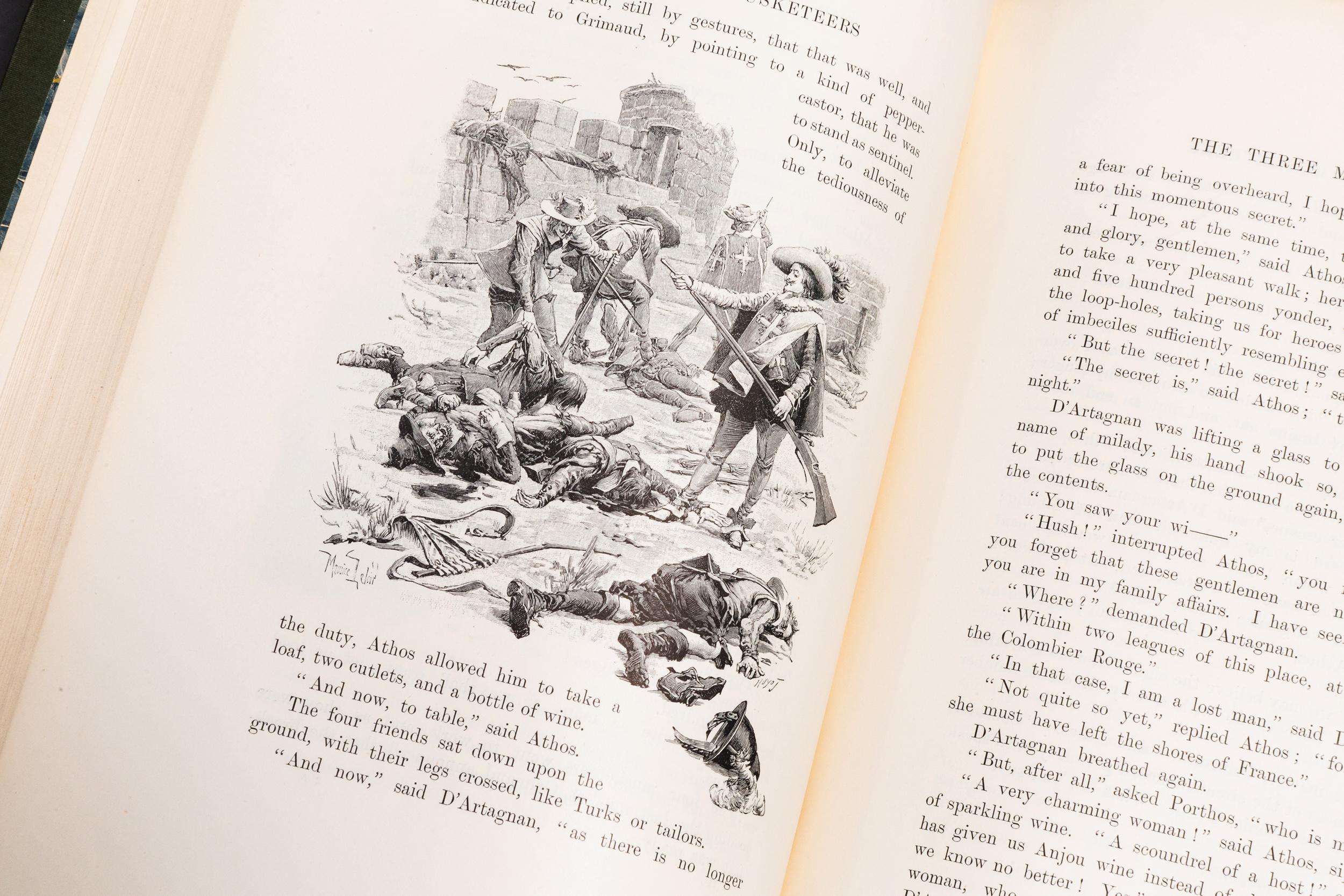 19th Century 2 Volumes, Alexandre Dumas, The Three Musketeers