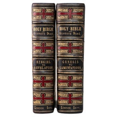 Antique 2 Volumes. (Anon) The Holy Bible.