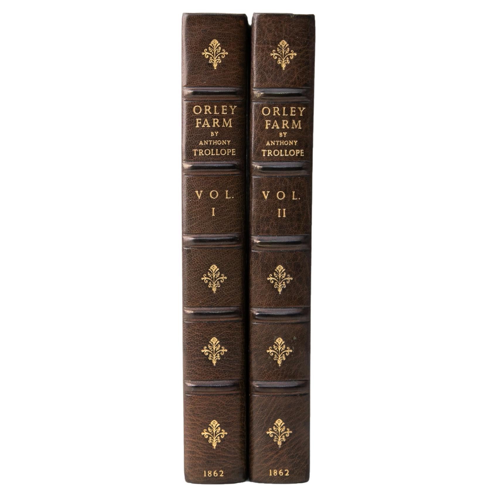 2 Volumes. Anthony Trollope, ferme Orley.